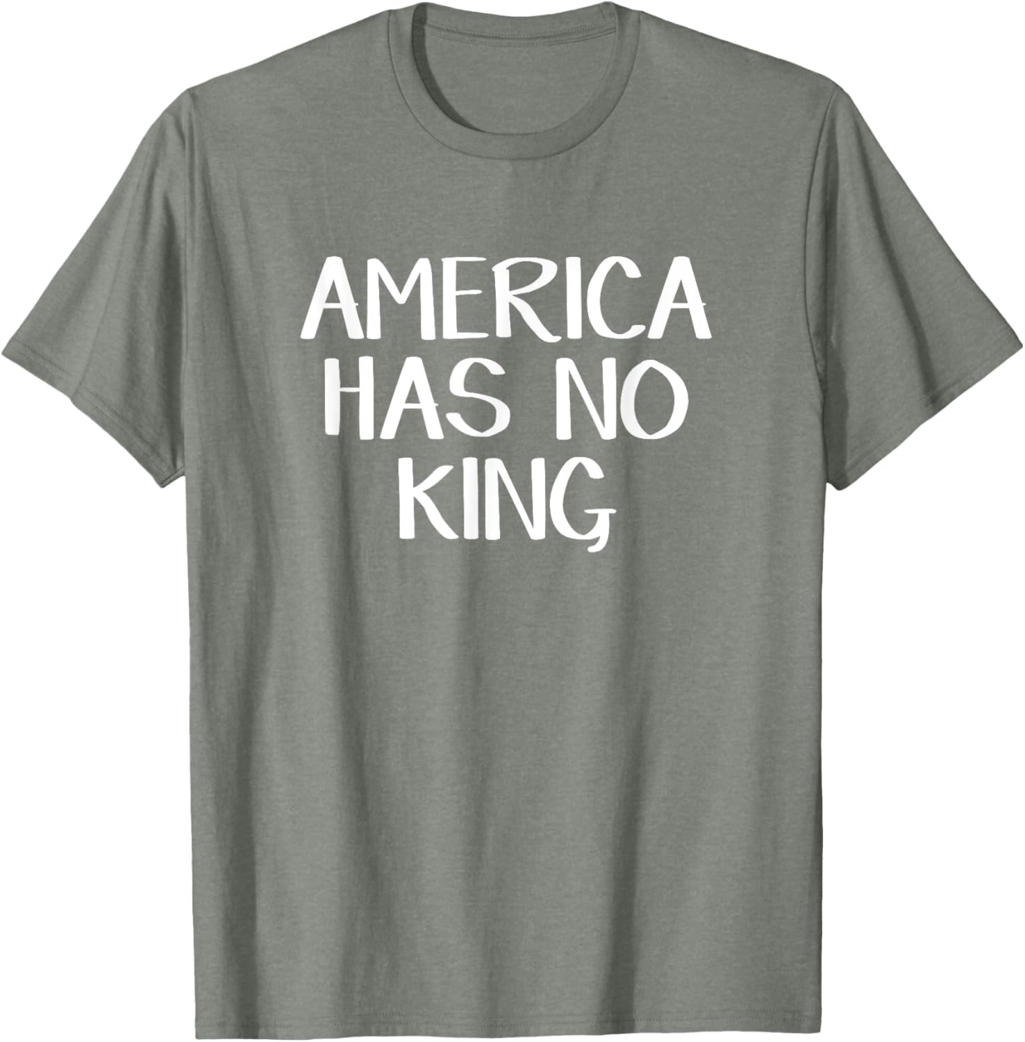 America Has No King T-Shirt for Patriotic Style and Comfortable Wear - 1