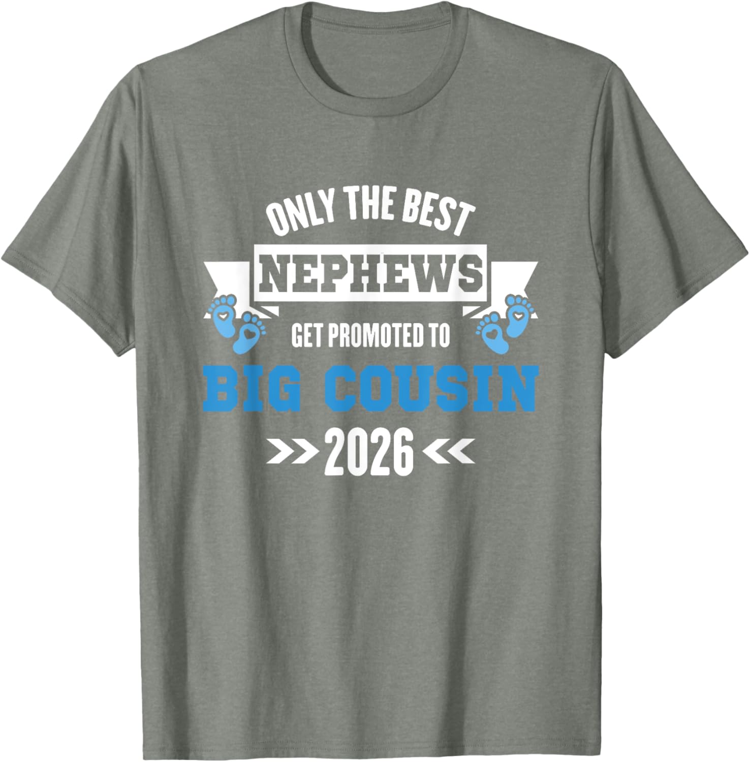 Best Nephew Big Cousin T-Shirt Est 2026 Perfect Gift for Family - 4