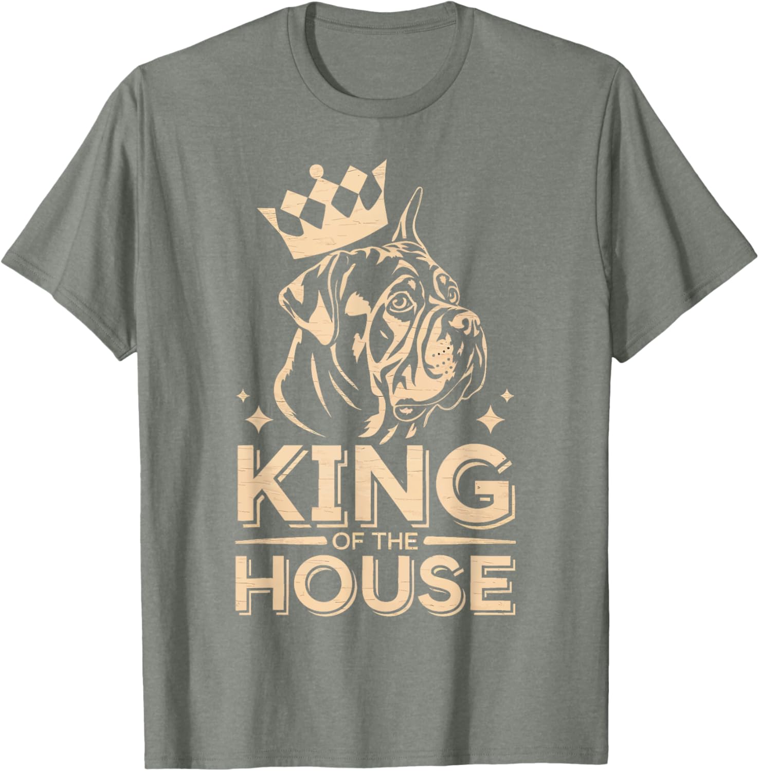 Cane Corso King of the House T-Shirt for Dog Lovers and Owners - 5
