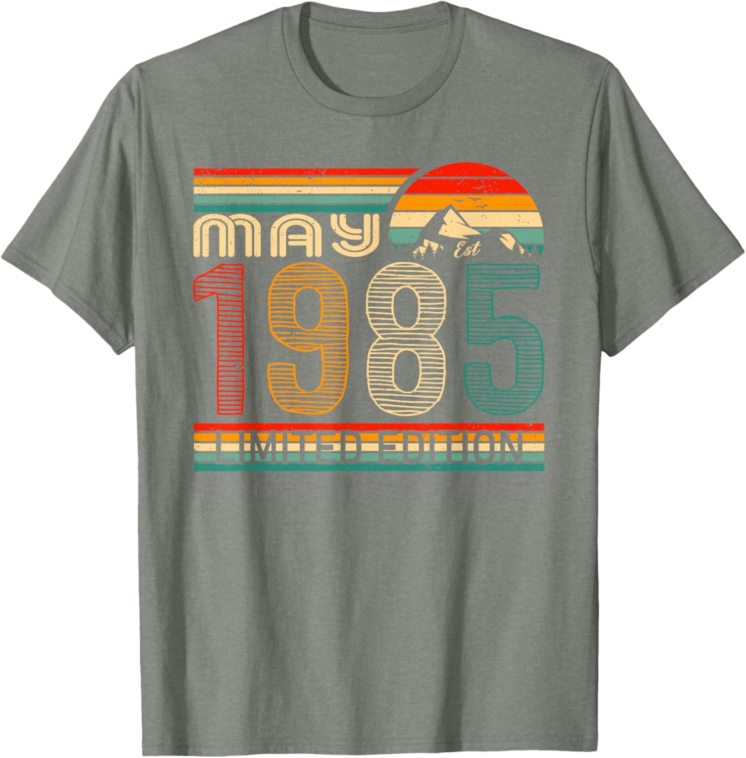 Classic 1985 Vintage Birthday T-Shirt May 1985 Limited Edition Gift - 3