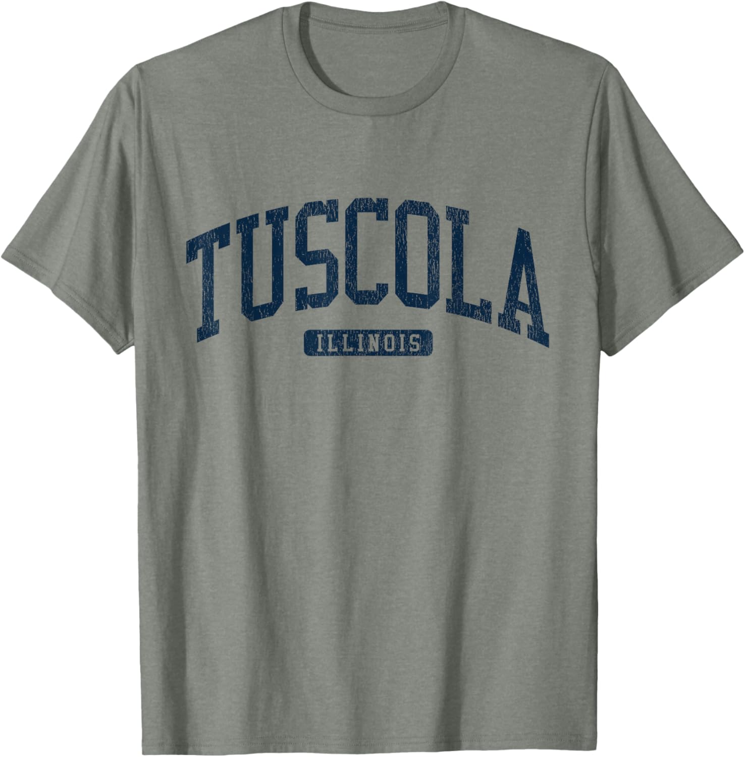 Tuscola Illinois College University Style Blue T-Shirt for Students - 9