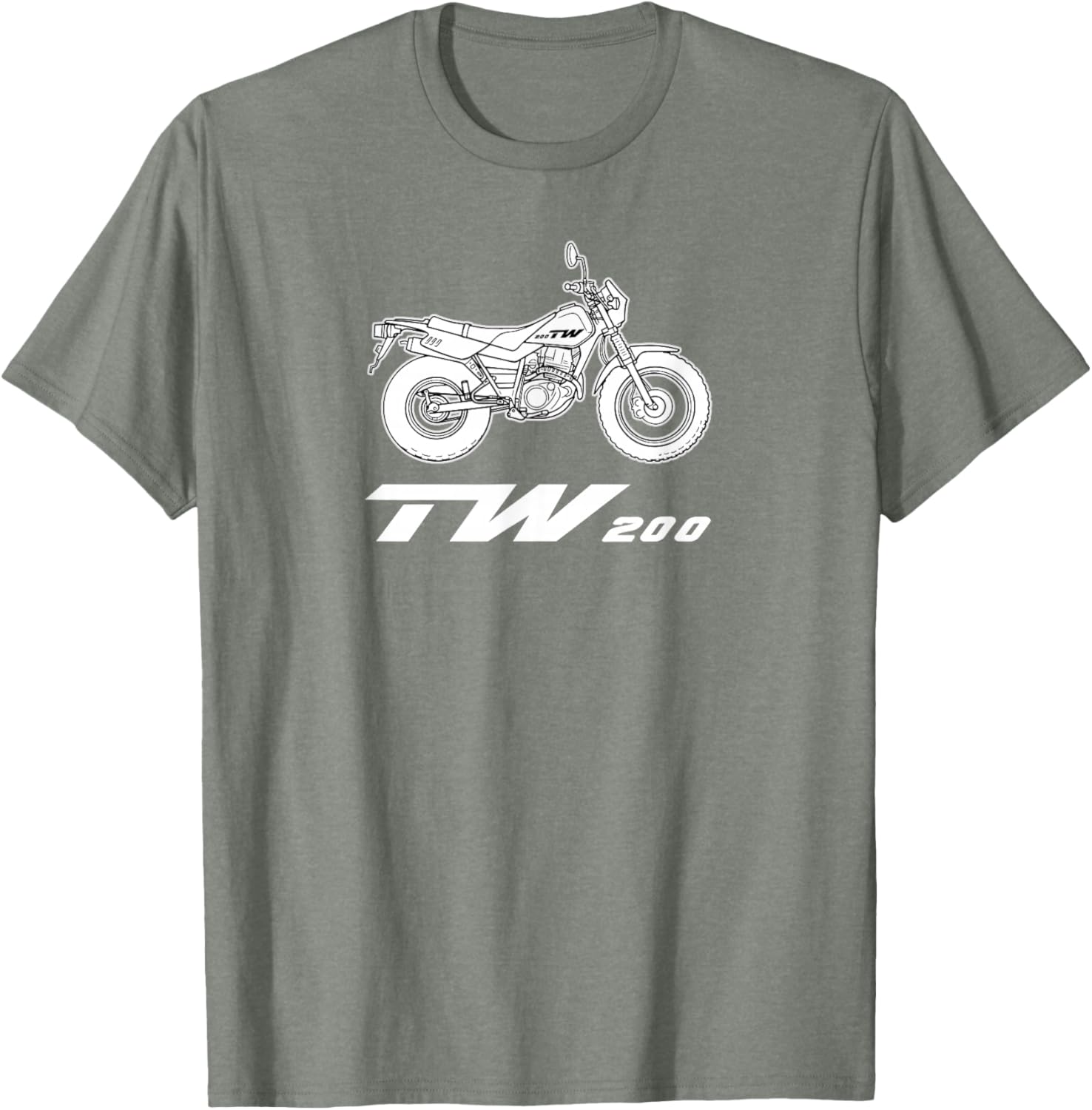 TW200 Dual Sport Dirt Bike T-Shirt for Motorcycle Enthusiasts - 17