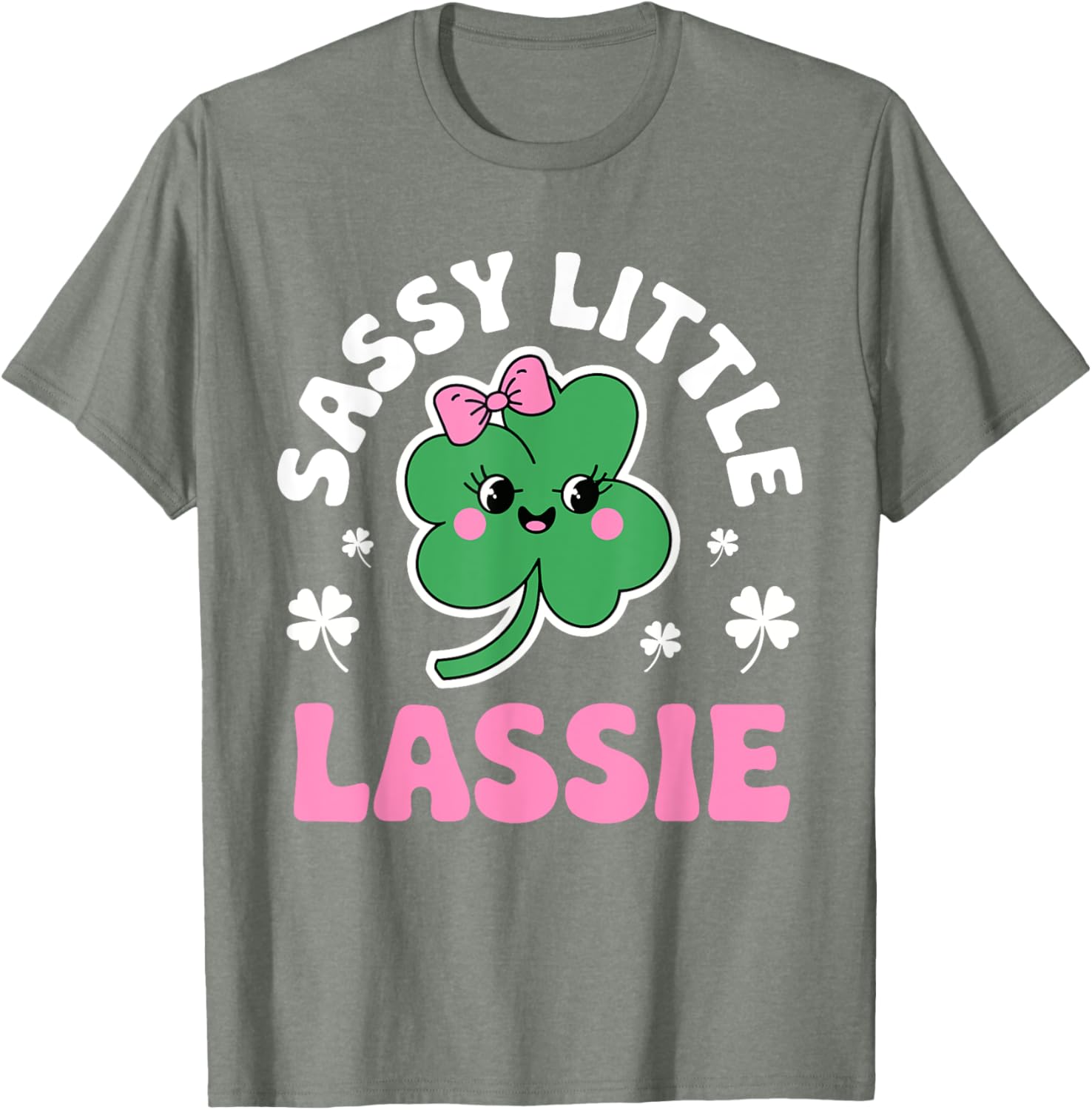 Sassy Little Lassy Girls St Patricks Day T-Shirt Irish Outfit - 16