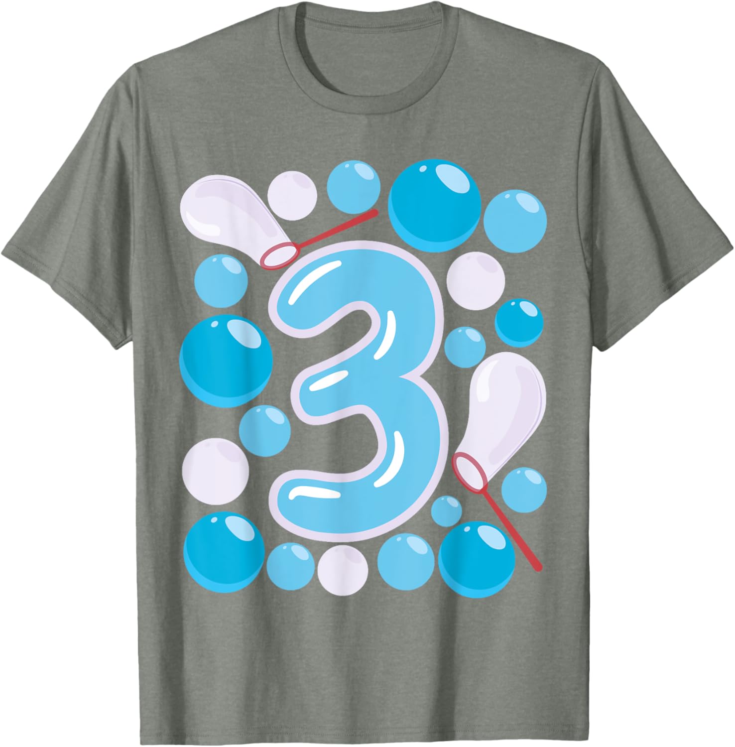 Adorable 3rd Bubble Birthday T-Shirt for Boys - Perfect Party Wear! - 3