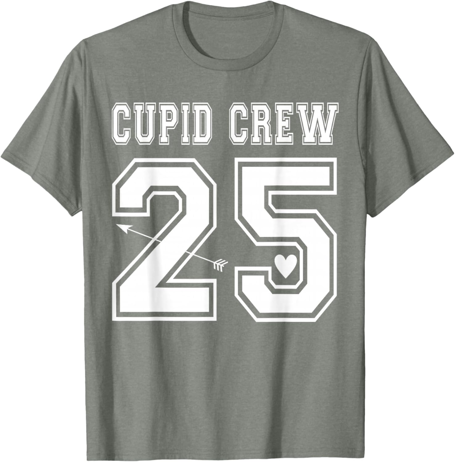 Cupid Crew 2025 Valentine's Day Love Sports Jersey Style T-Shirt - 15