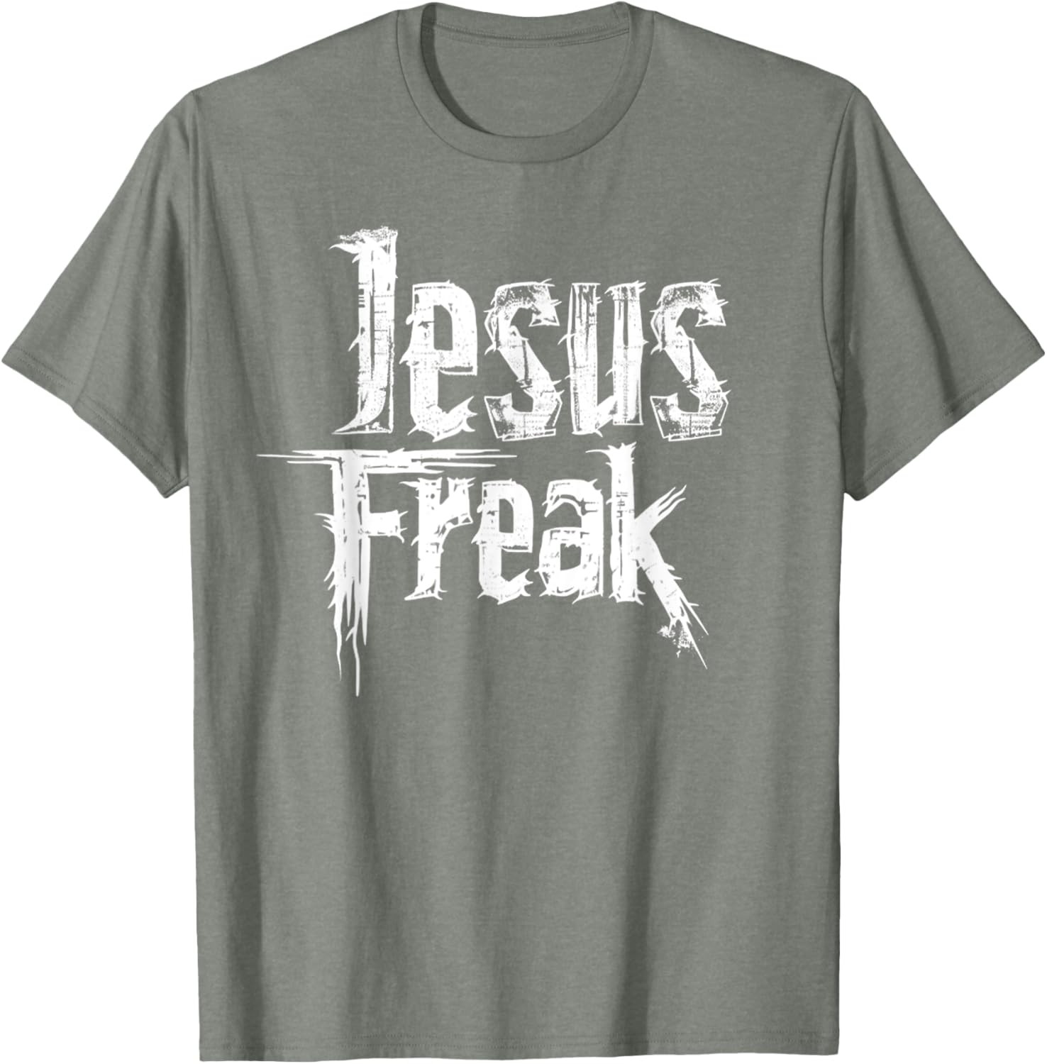 Vintage Jesus Freak Grunge Style T-Shirt for Christian Fashion Lovers - 3