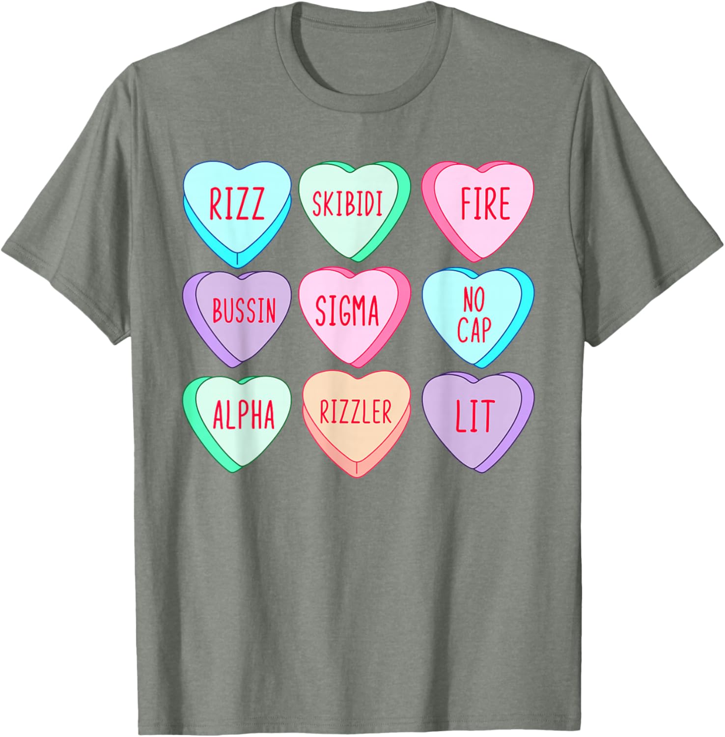 Funny Skibidi Valentine's Day Rizz T-Shirt for Lovable Couples - 3