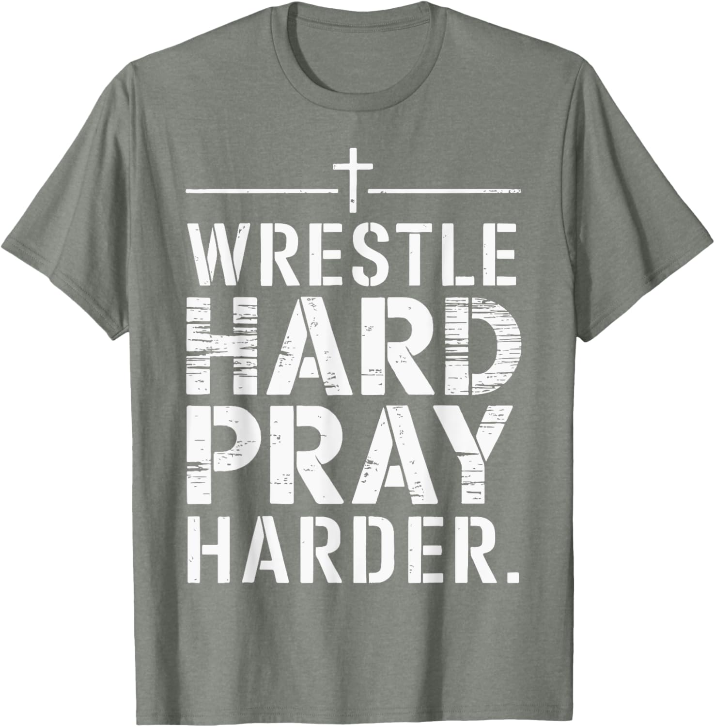 Wrestle Hard Pray Harder T-Shirt for Athletes and Faithful Fans - 2