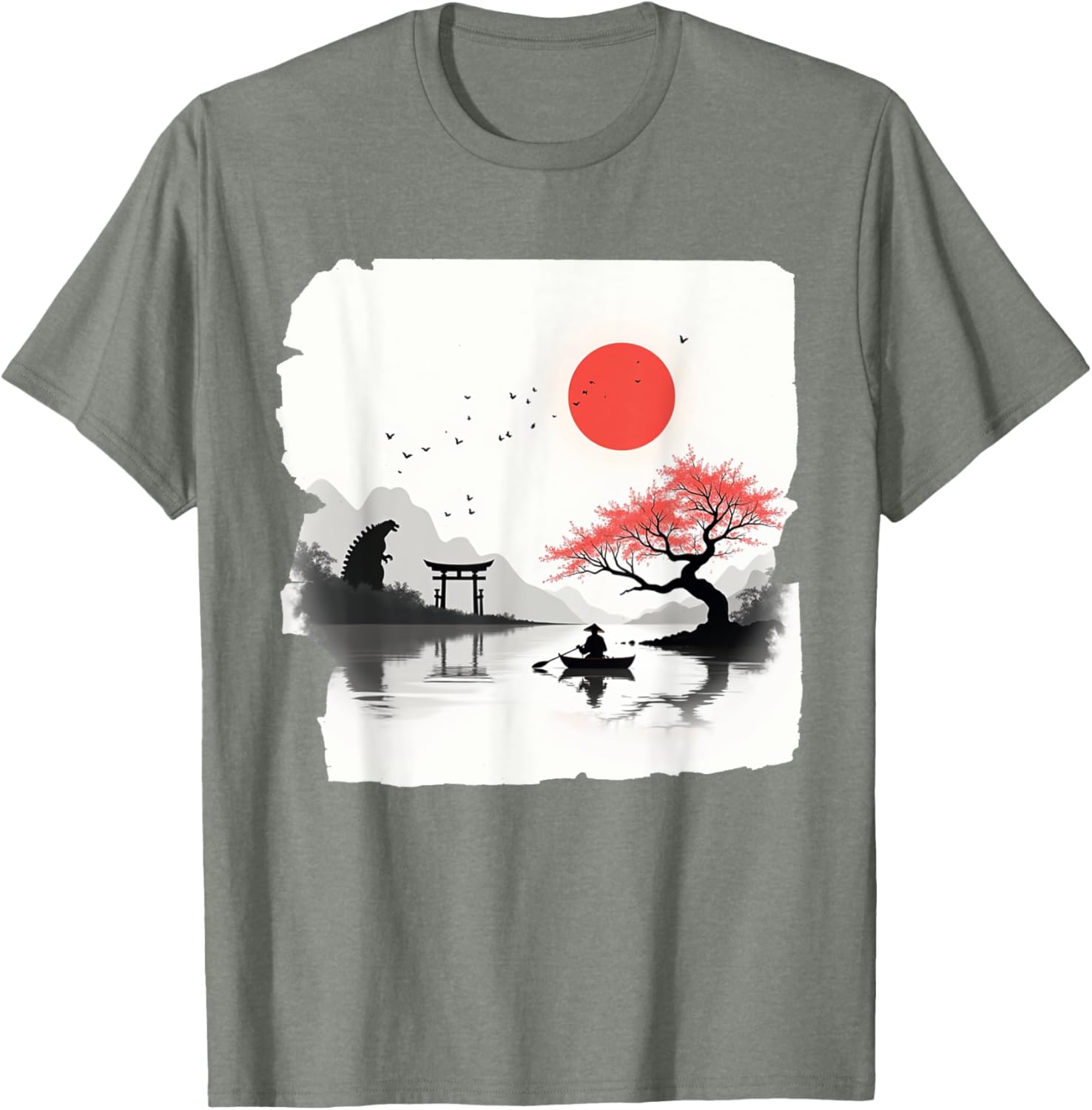 Retro Vintage Japanese Kaiju Art T-Shirt for Unique Style Lovers - 18