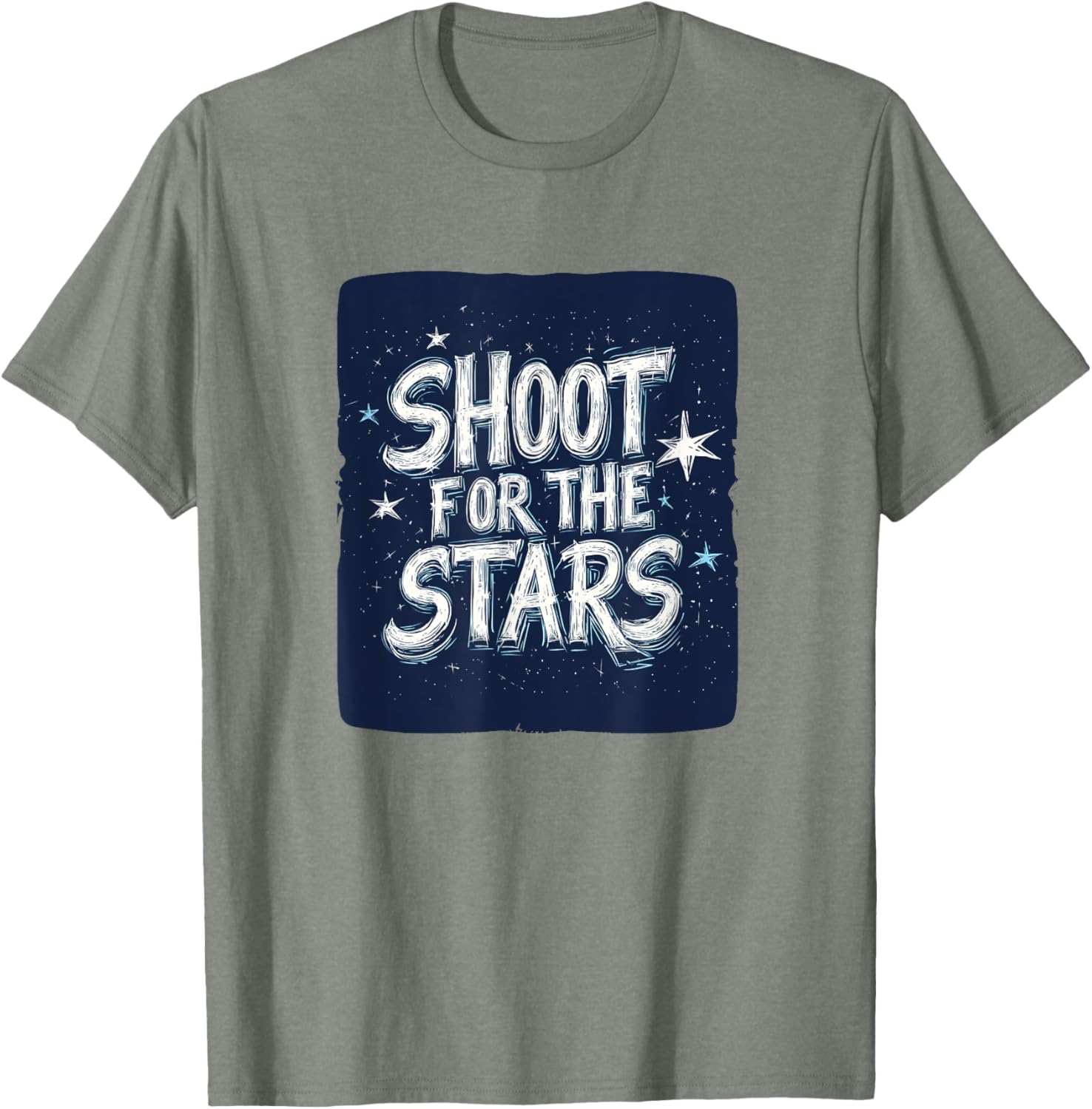 Awesome Shoot for the Stars Statement T-Shirt for Trendy Style - 13