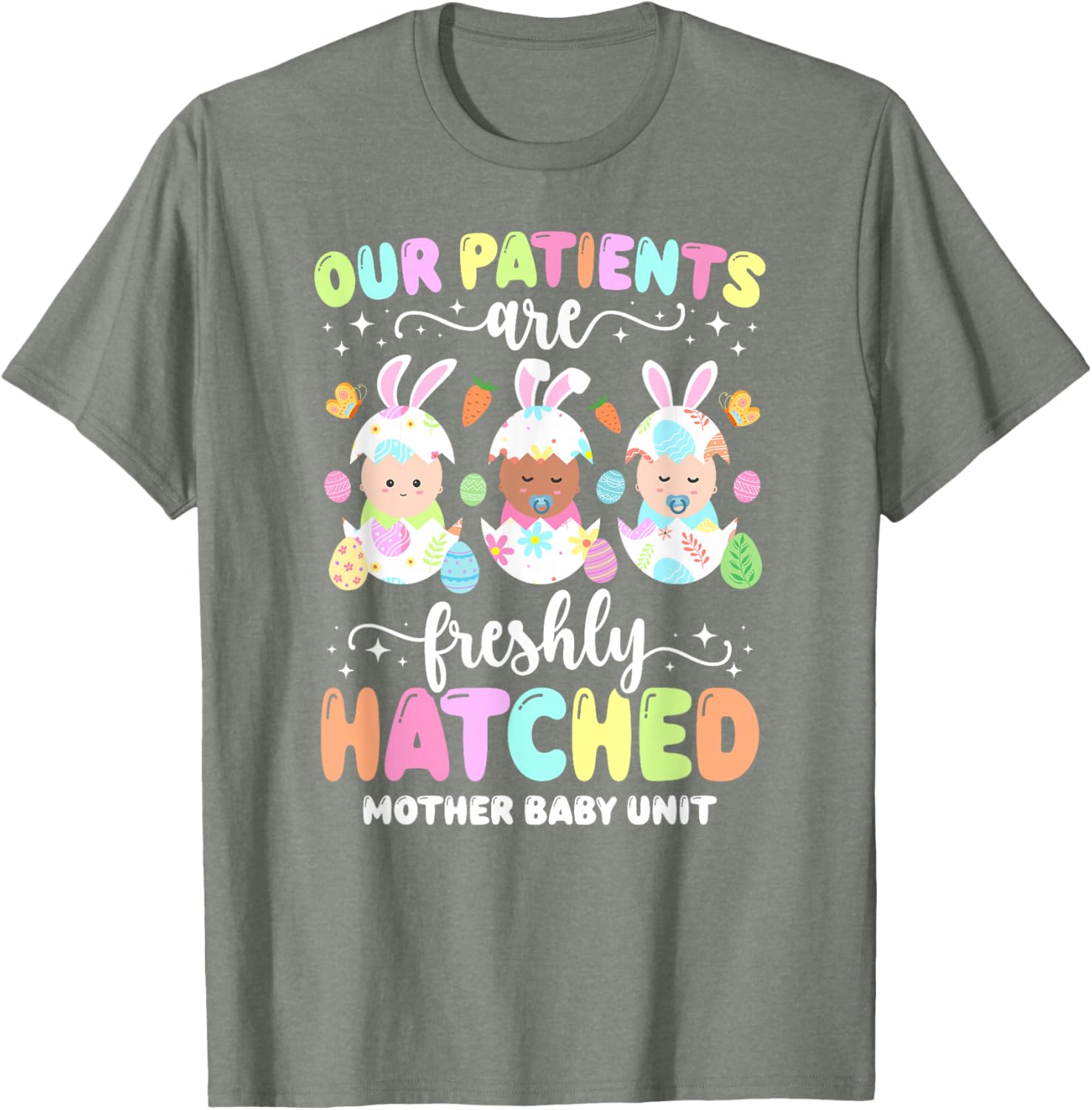Adorable Bunny Nurse Easter T-Shirt for Mother and Baby, Perfect Gift - 13