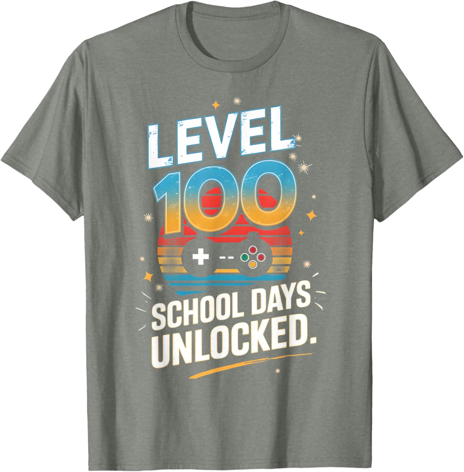 100 Days of School Unlocked T-Shirt Fun Gift for Students and Kids - 4