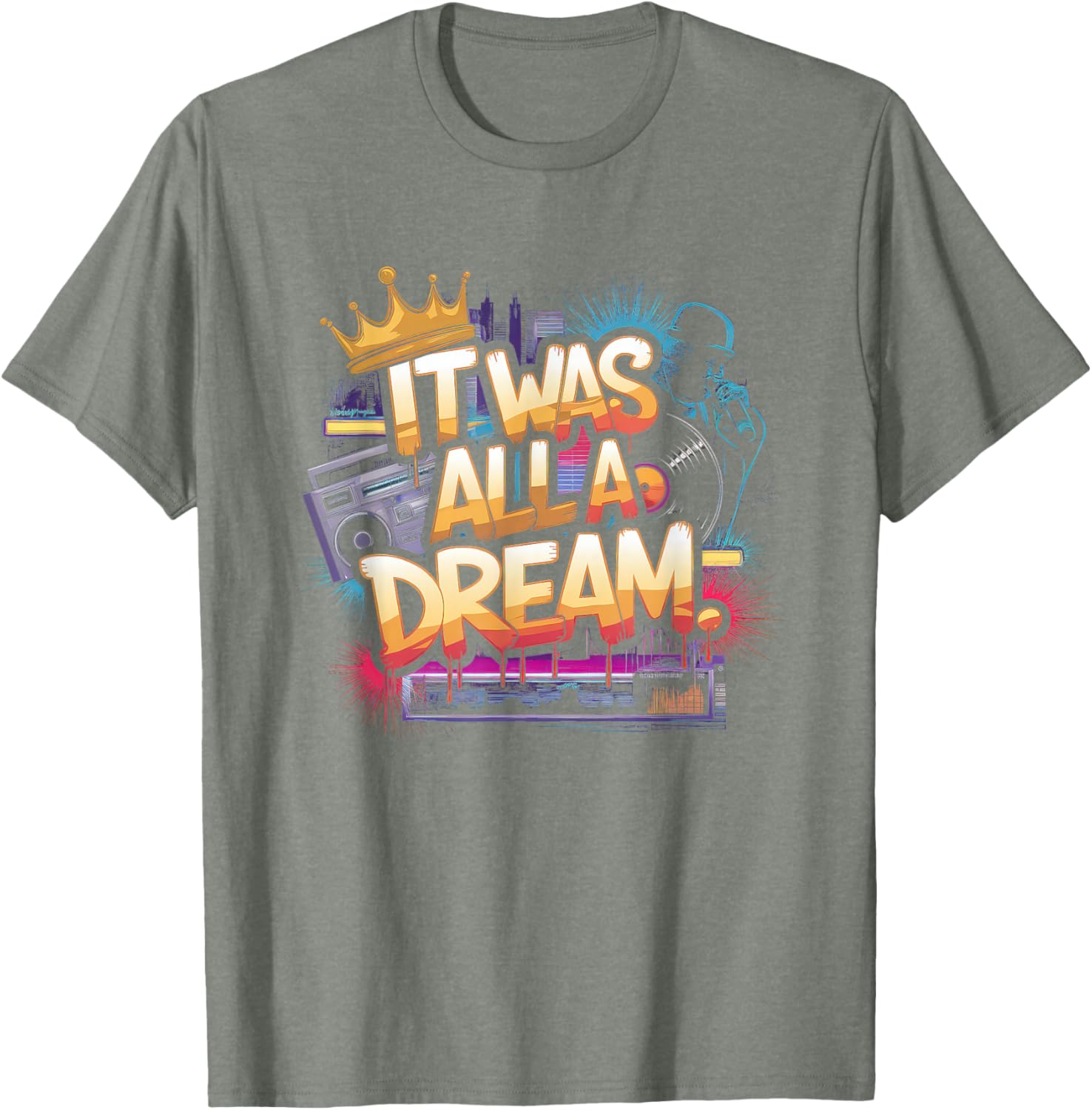 90s Hip Hop Dream T-Shirt for Men and Women Retro Rap Style Fashion - 19