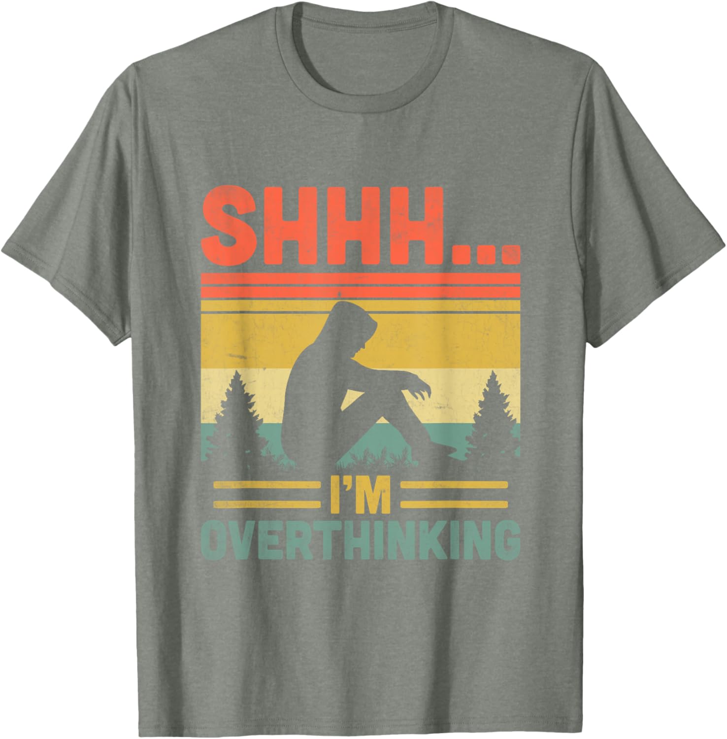 Shhh I’m Overthinking T-Shirt for Introverts – Funny & Cozy Apparel - 17