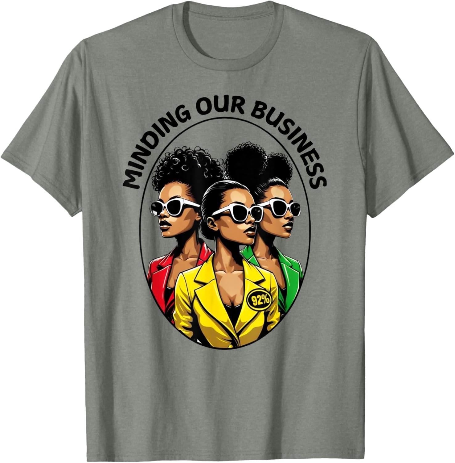 92 Percent Vote Tee for Black Women - Stylish and Empowering T-Shirt - 5