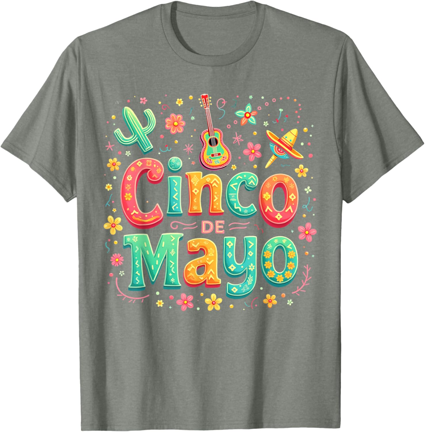 Cinco De Mayo Family Matching Let's Fiesta T-Shirt for Celebration Fun - 23
