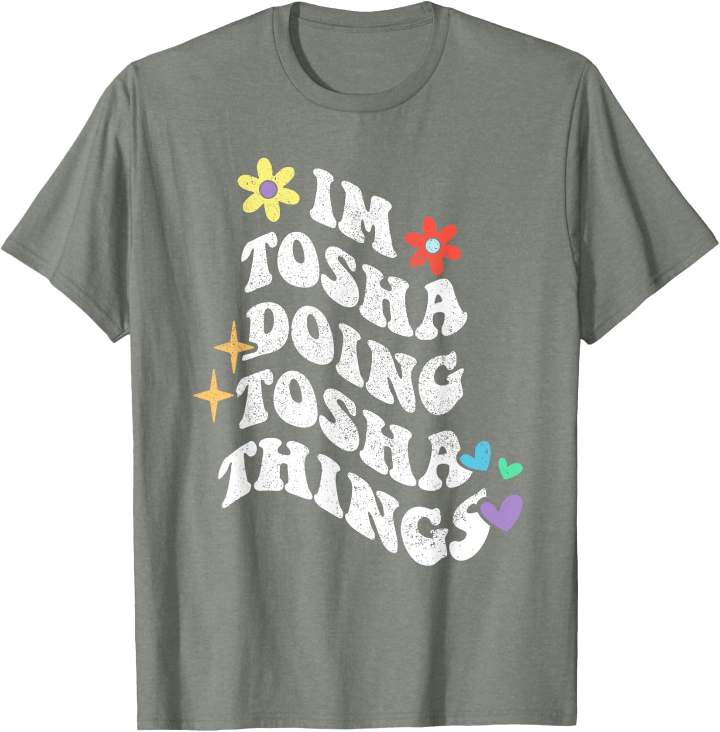 Retro Groovy T-Shirt for Moms Doing Tosha Things - Fun Mothers Day Gift - 18