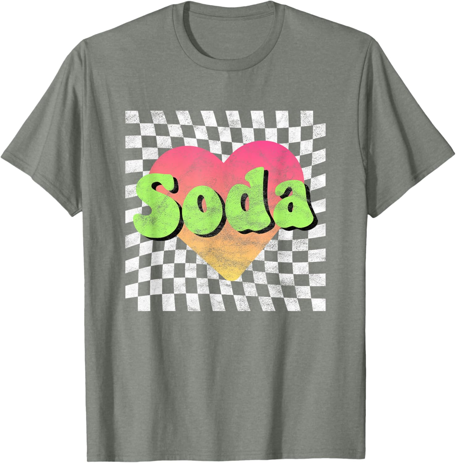 Soda Lover Heart Vintage Retro T-Shirt for Fun and Stylish Outfits - 25