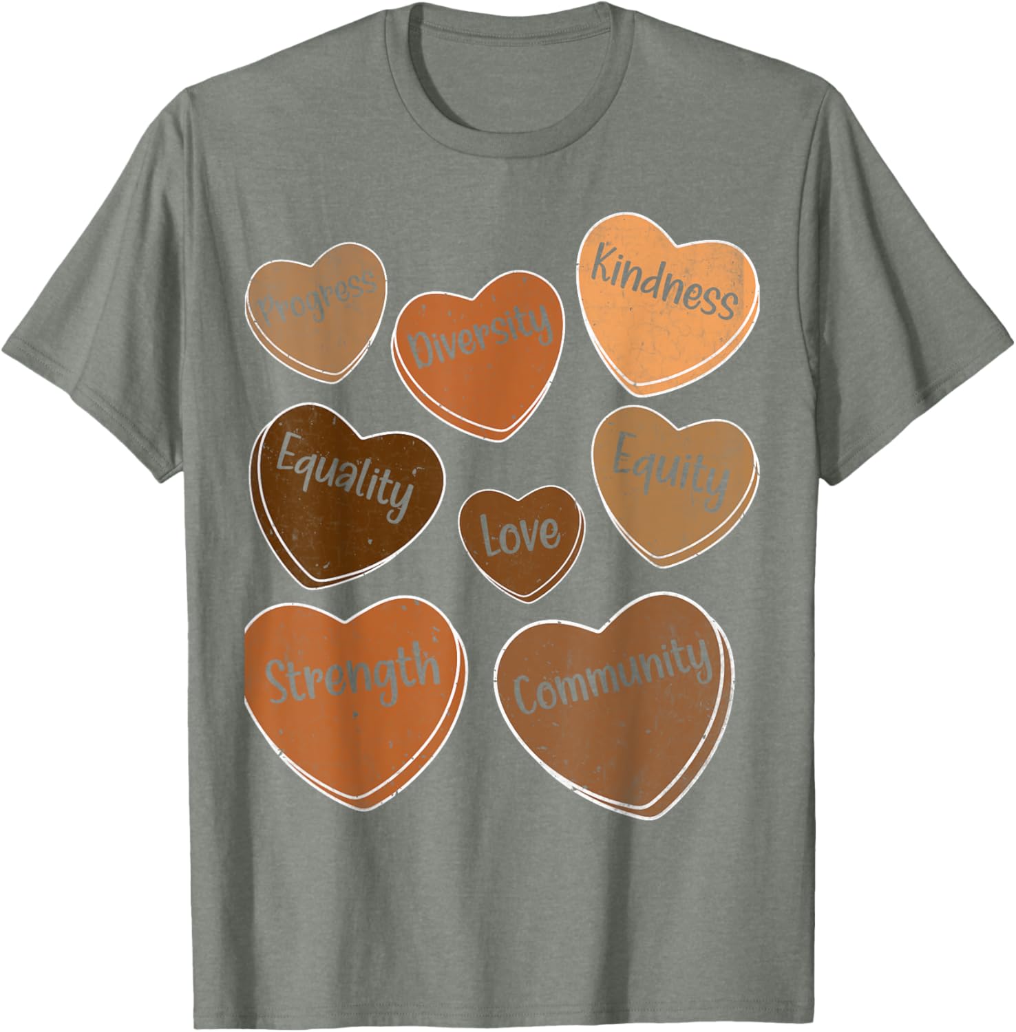 Celebrate Black History Month with Proud Black Women Heart T-Shirt - 7