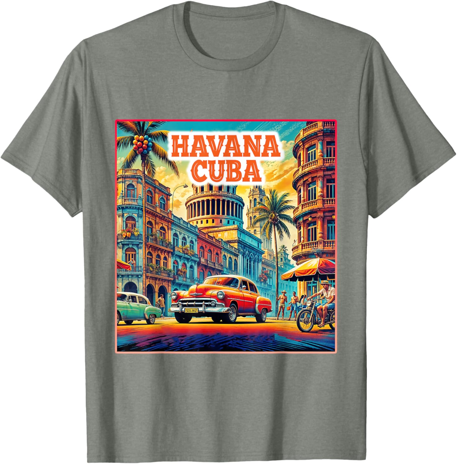 Vintage Havana Cuba Family Trip T-Shirt - Retro Tourist Tee for Fun Adventures - 23
