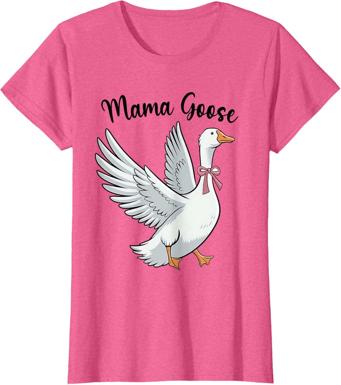 Funny Mama Goose T-Shirt for Moms - Silly Mothers Day Humor Gift - 2