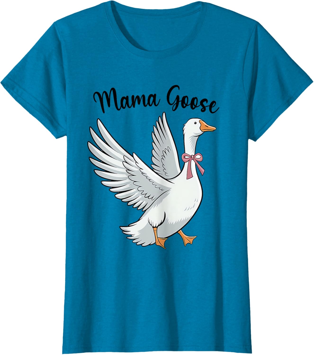 Funny Mama Goose T-Shirt for Moms - Silly Mothers Day Humor Gift - 13