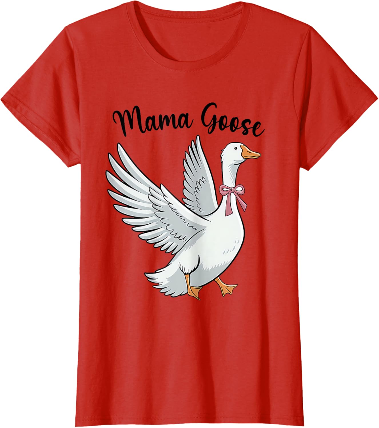 Funny Mama Goose T-Shirt for Moms - Silly Mothers Day Humor Gift - 7