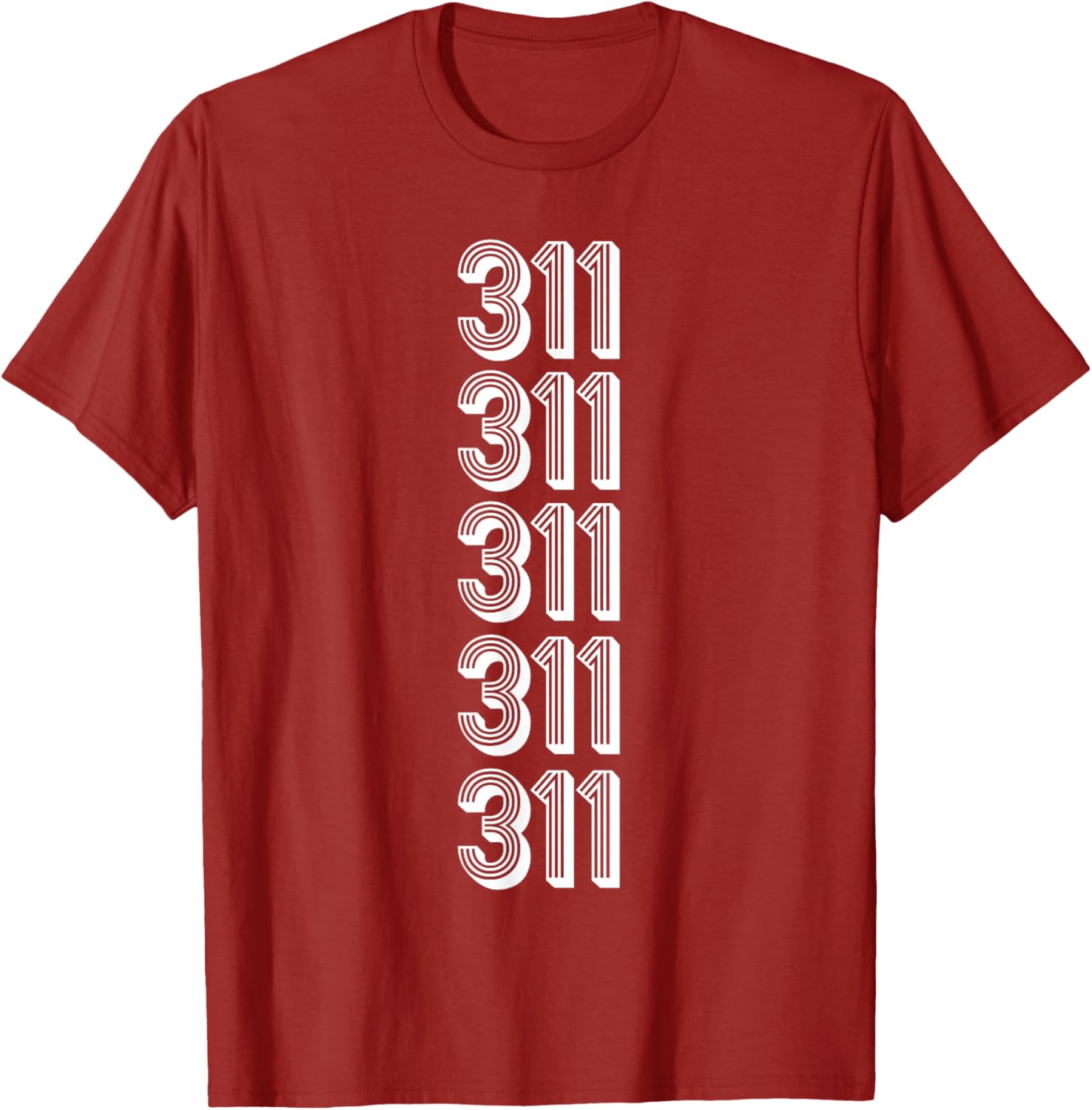 311 Area Code Chicago T-Shirt for Trendy City Lovers and Travelers - 9