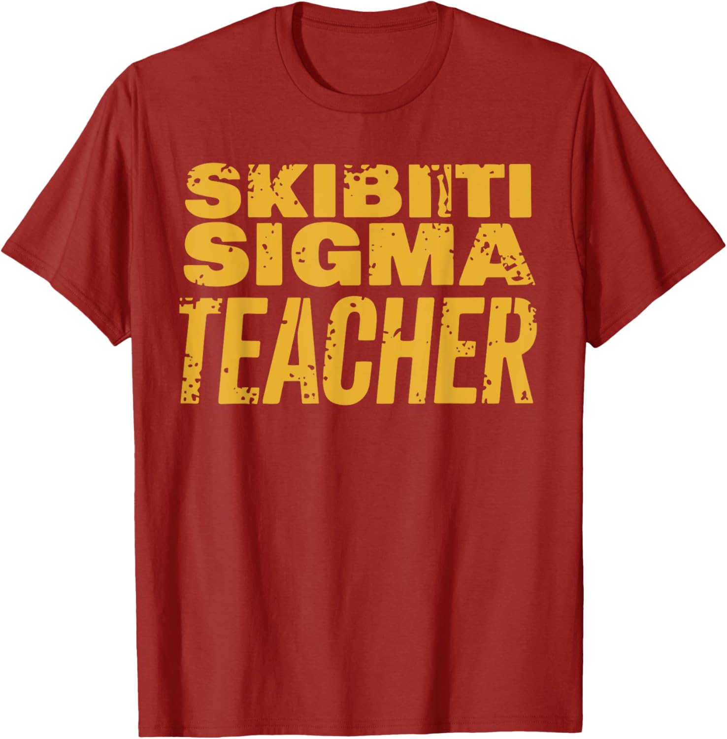 Funny Skibiti Sigma Teacher Appreciation Meme T-Shirt for Educators - 5