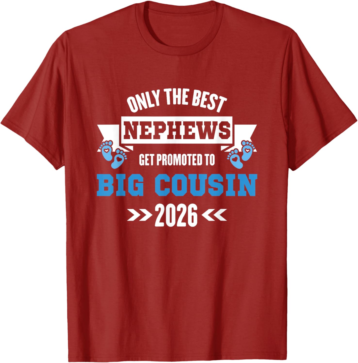 Best Nephew Big Cousin T-Shirt Est 2026 Perfect Gift for Family - 1