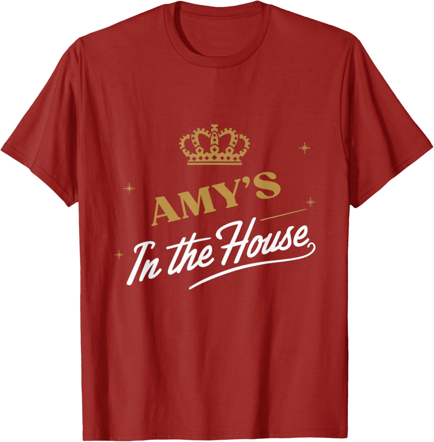 Amy's In The House Funny T-Shirt for Women: Trendy Casual Wear - 7