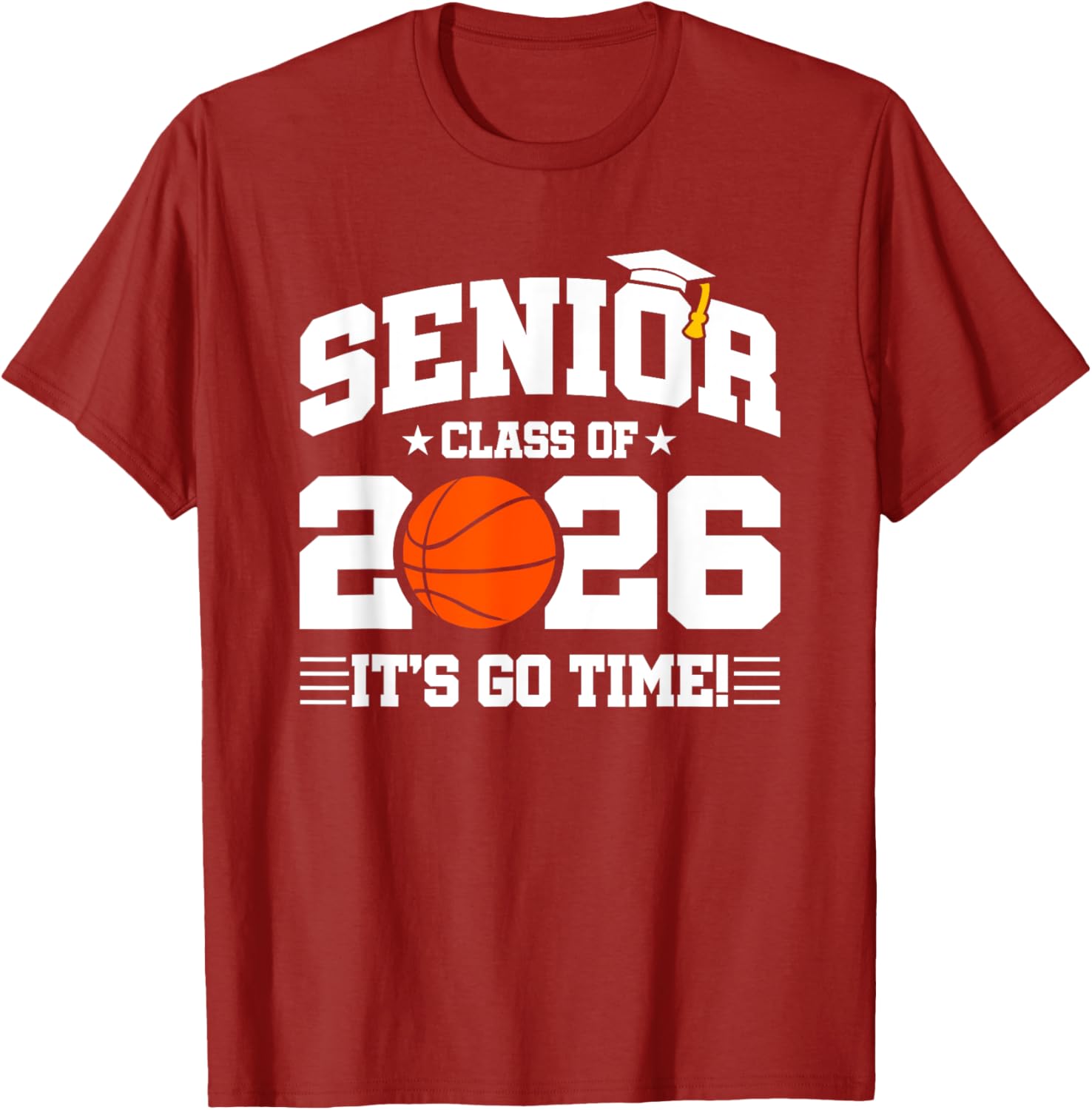 Class of 2026 Senior Year Basketball Player T-Shirt for Basketball Fans - 9