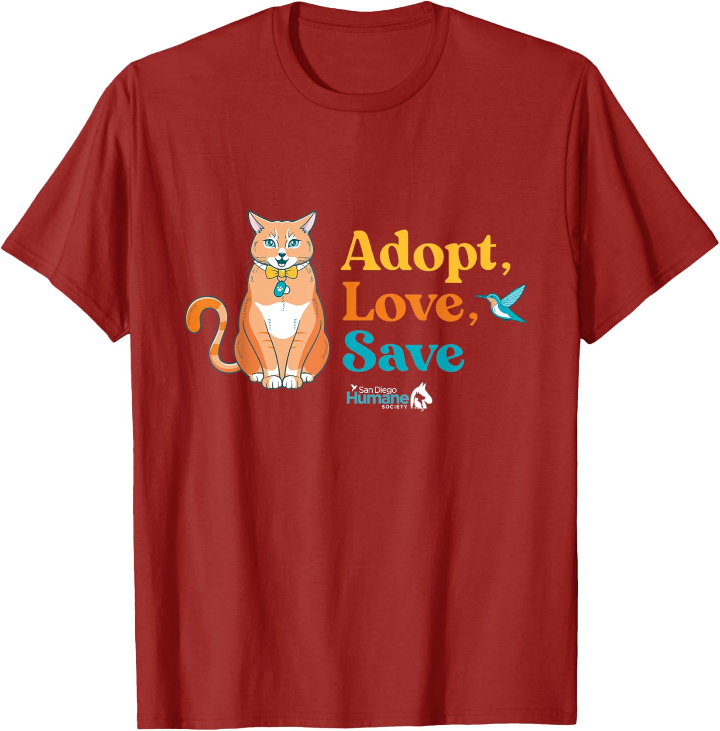 Adopt Love Save Rescue Cat T-Shirt for Men and Women - Perfect Gift! - 11