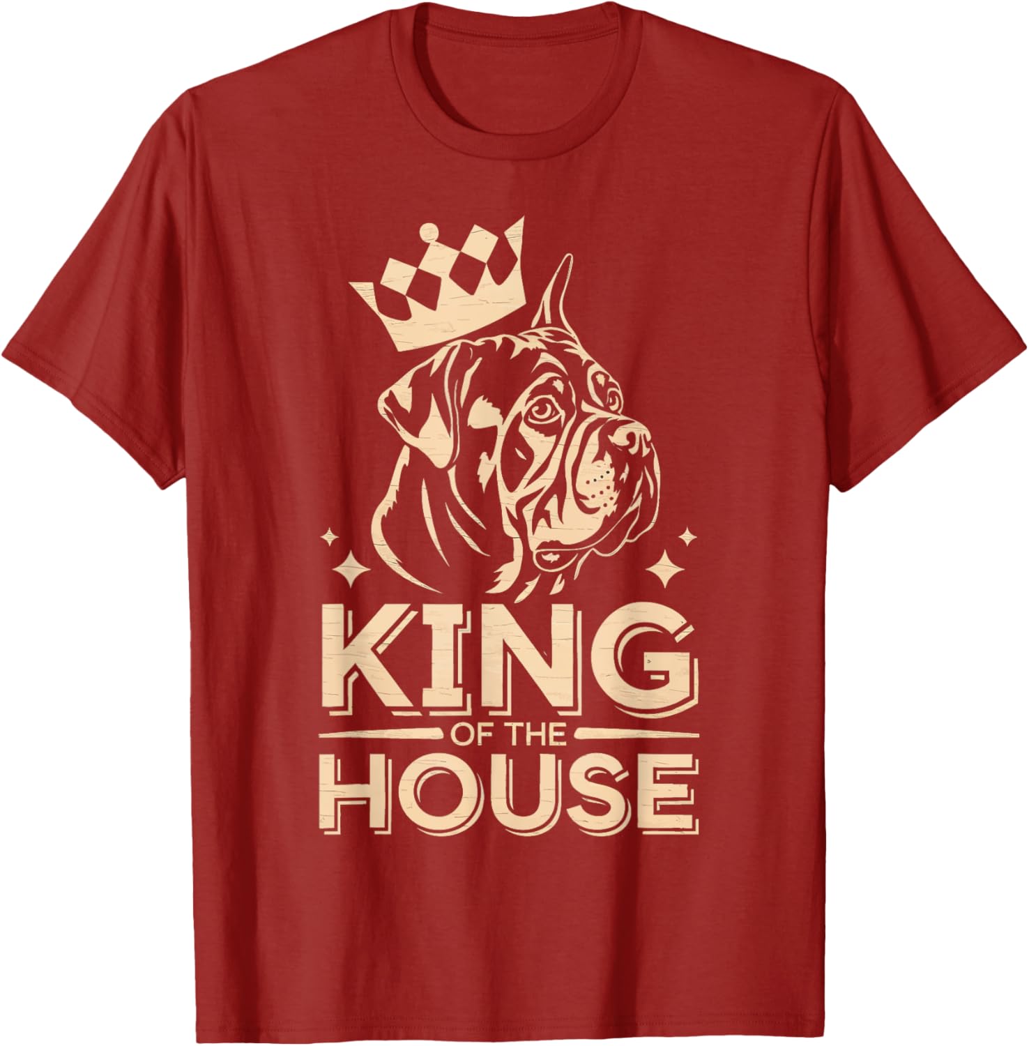 Cane Corso King of the House T-Shirt for Dog Lovers and Owners - 4