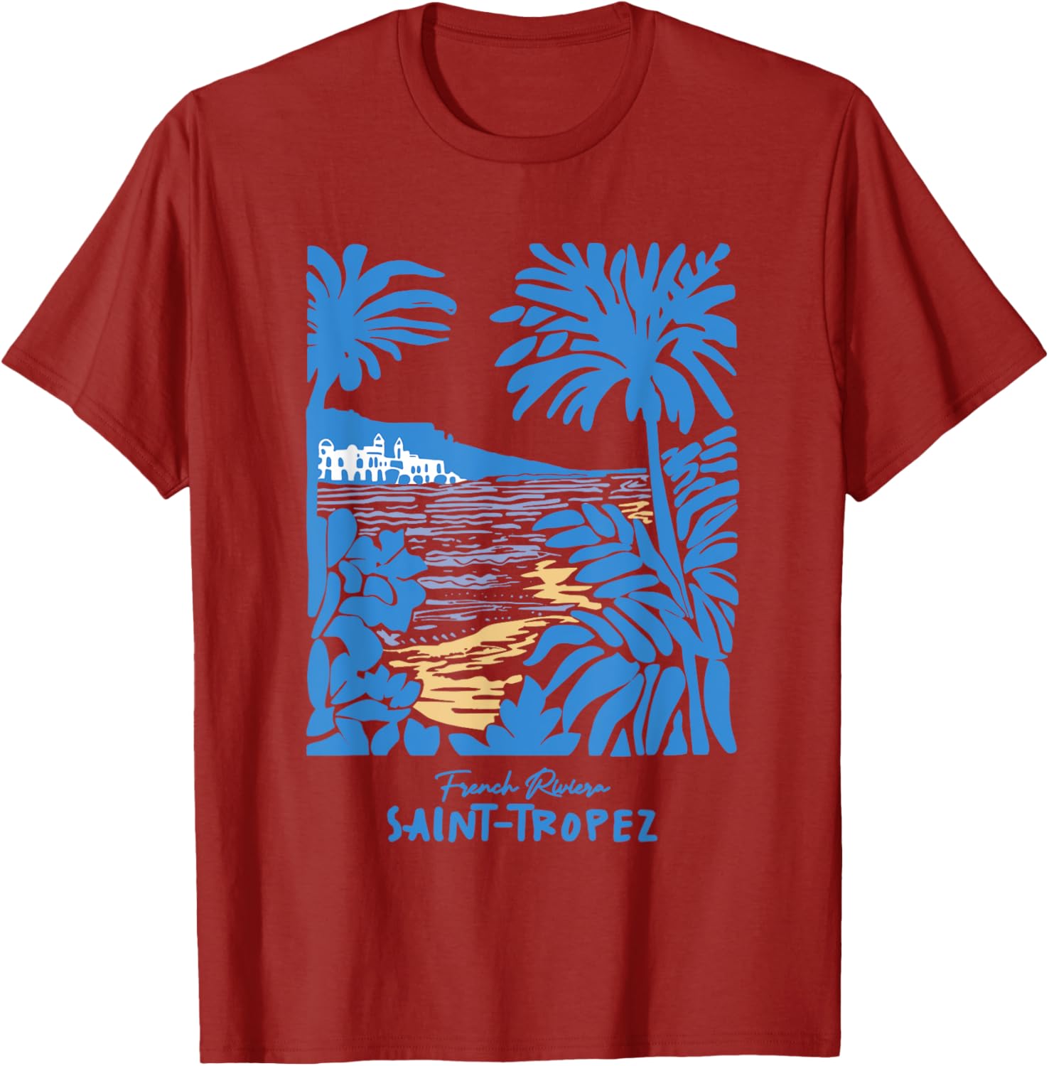 Saint Tropez French Riviera Vacation T-Shirt for Trendy Style Lovers - 14
