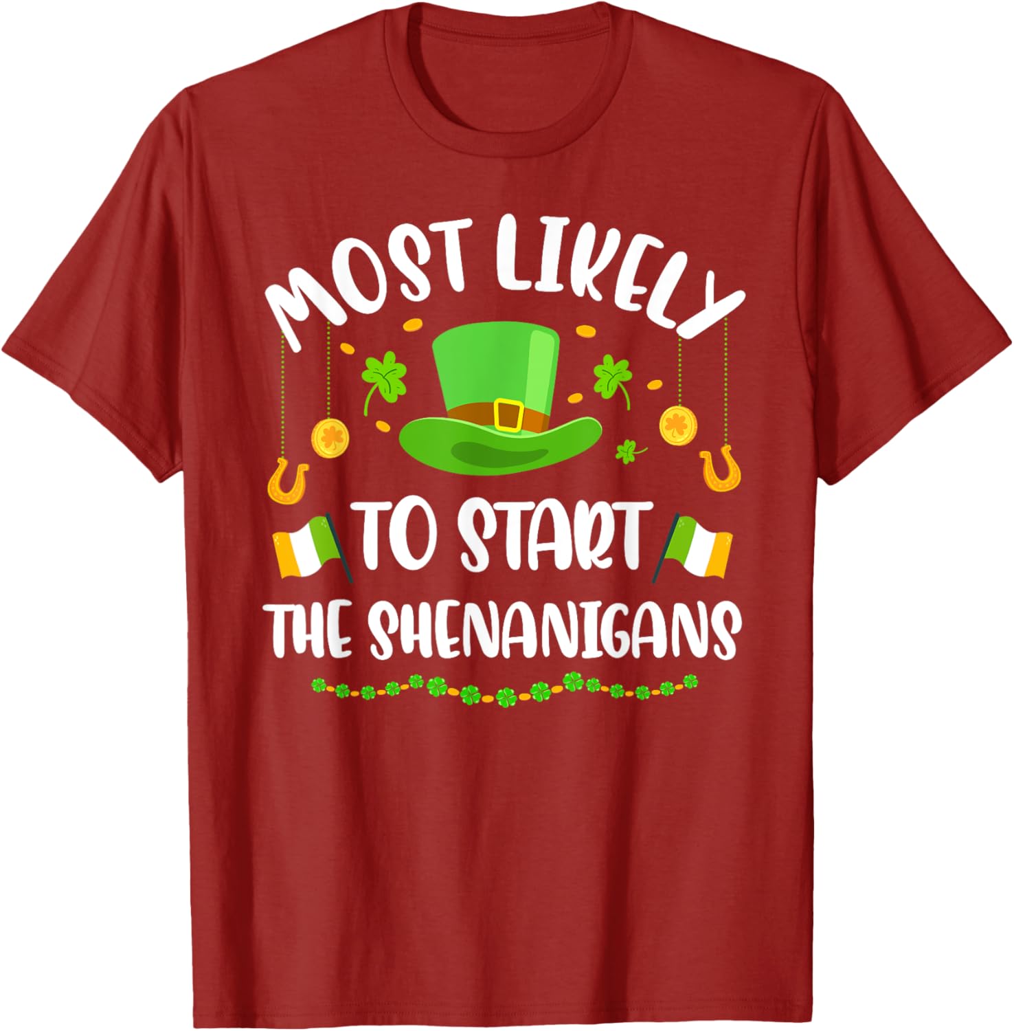 St Patricks Day Shamrock Shenanigan T-Shirt for Fun Celebrations - 9