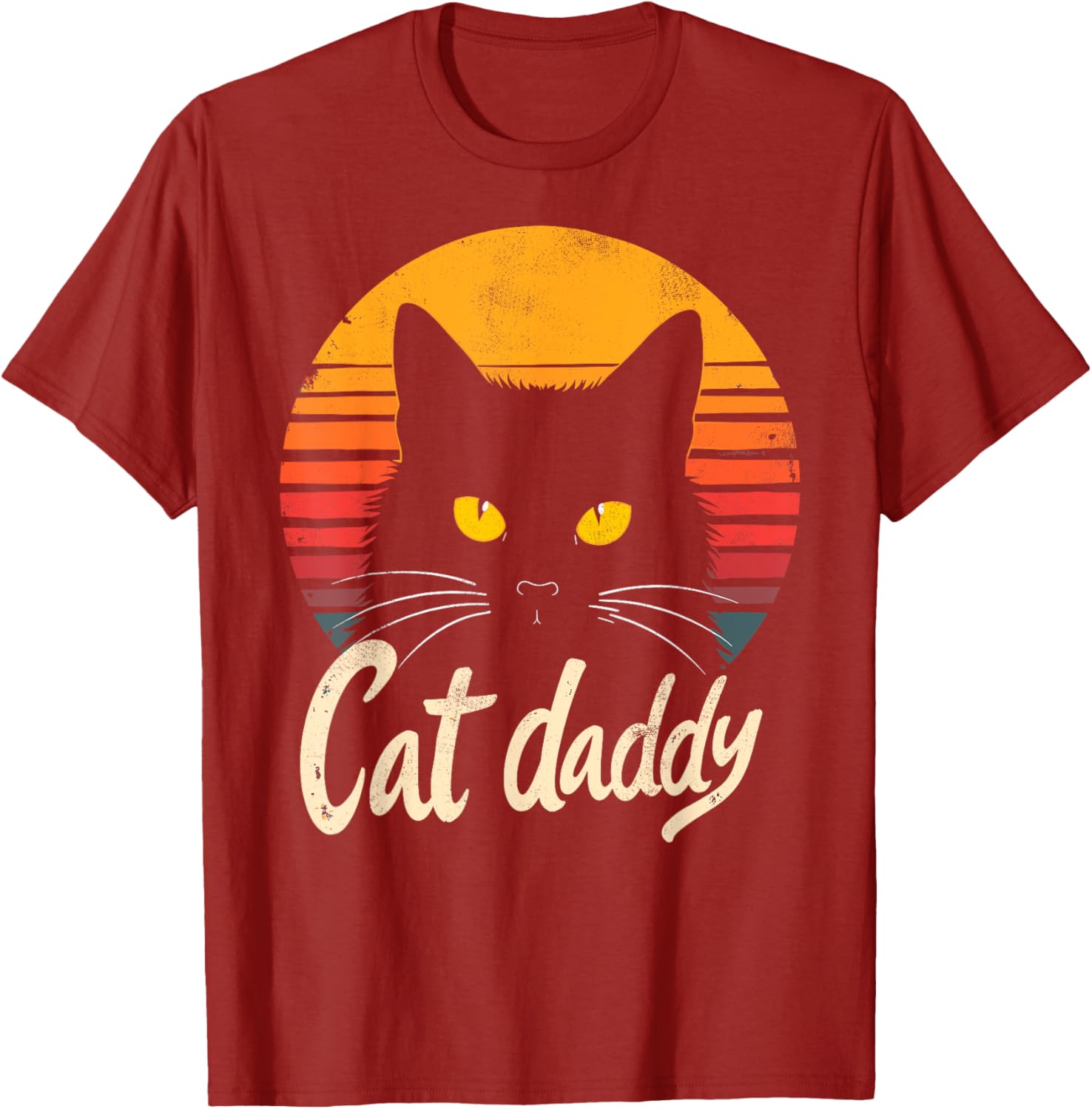 Retro Cat Daddy T-Shirt for Men, Women, and Kids - Vintage Cat Sunglasses Tee - 2