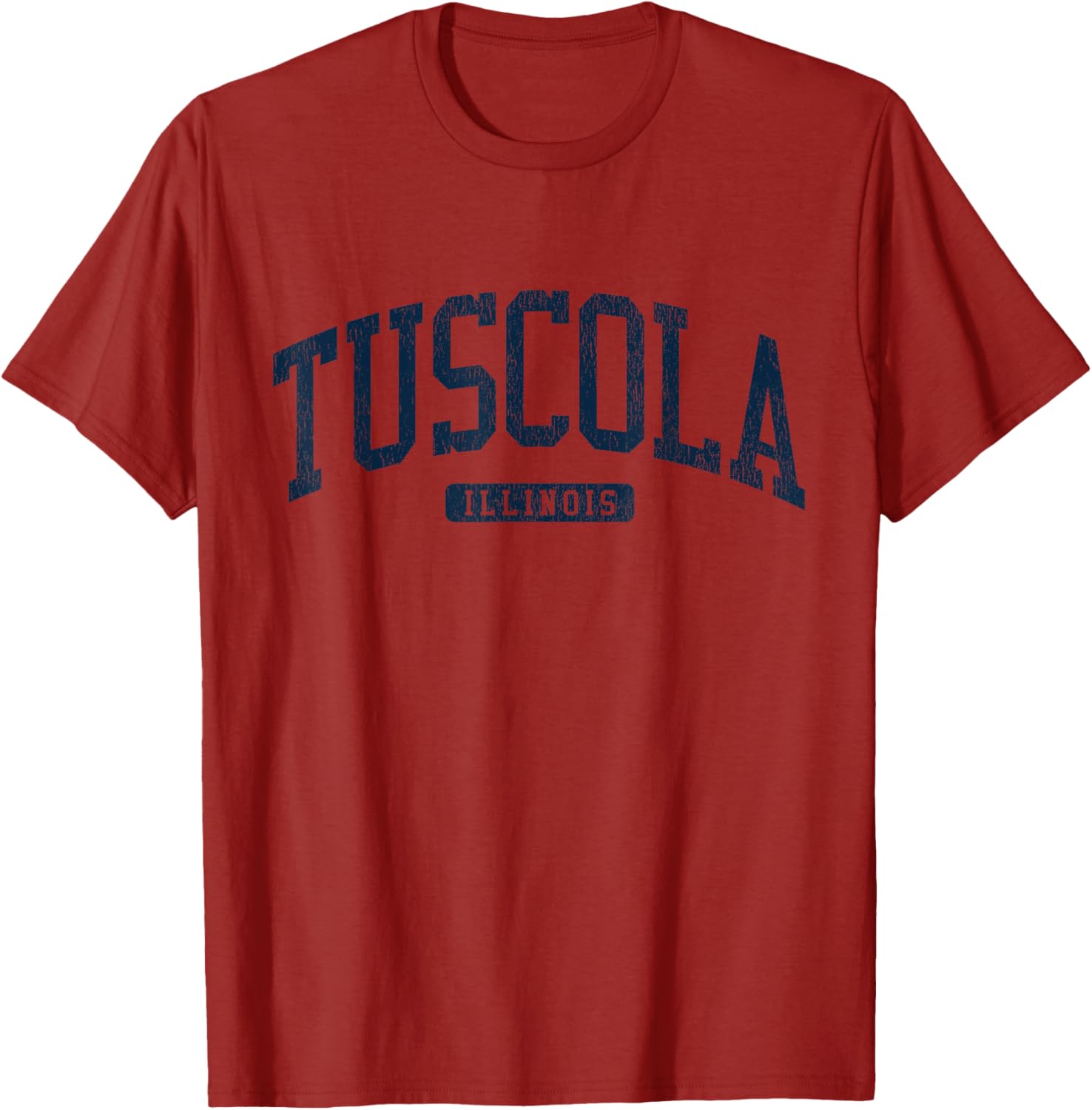 Tuscola Illinois College University Style Blue T-Shirt for Students - 2