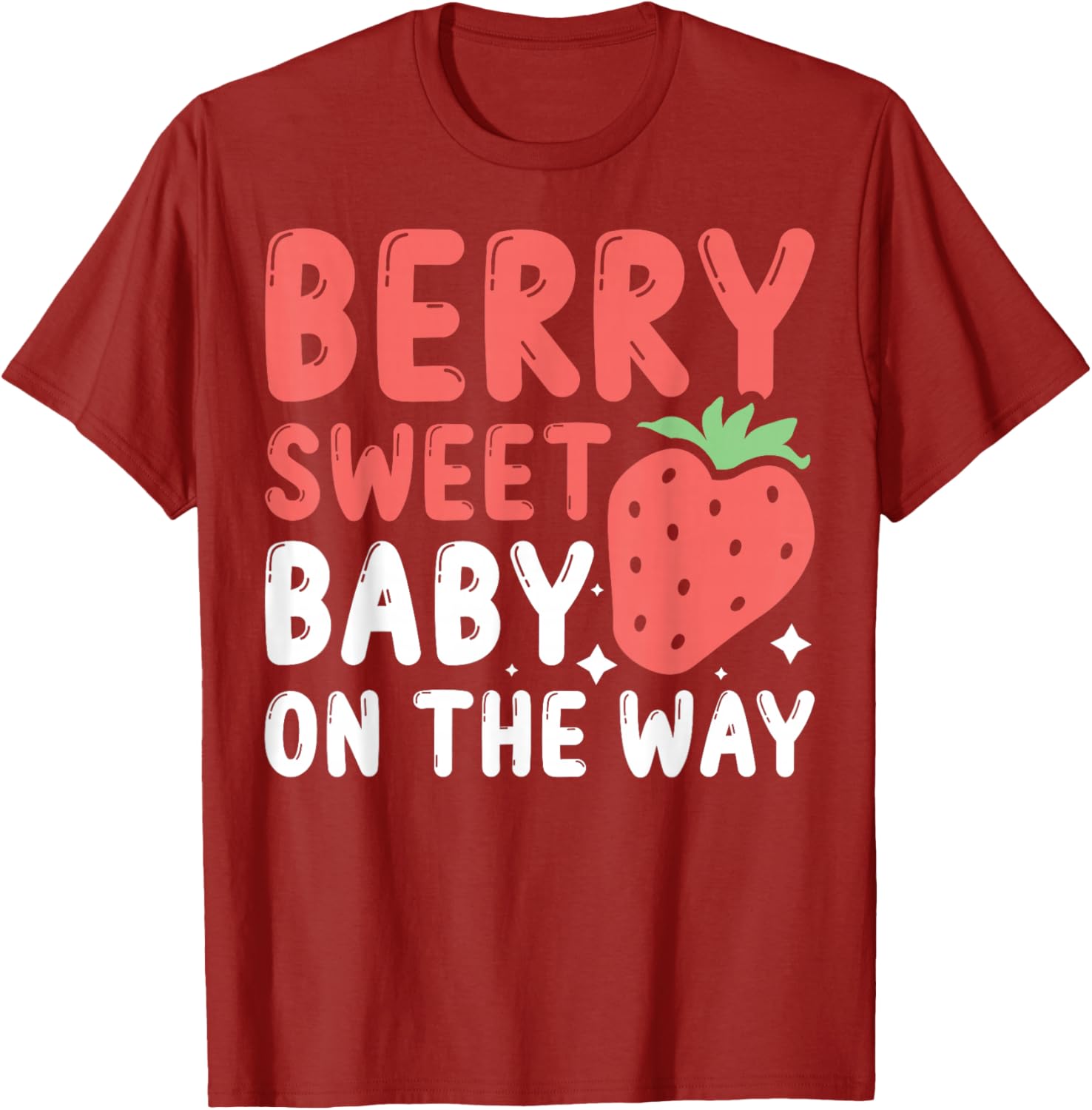 Berry Sweet Baby On The Way T-Shirt for Expecting Moms and Dads - 17