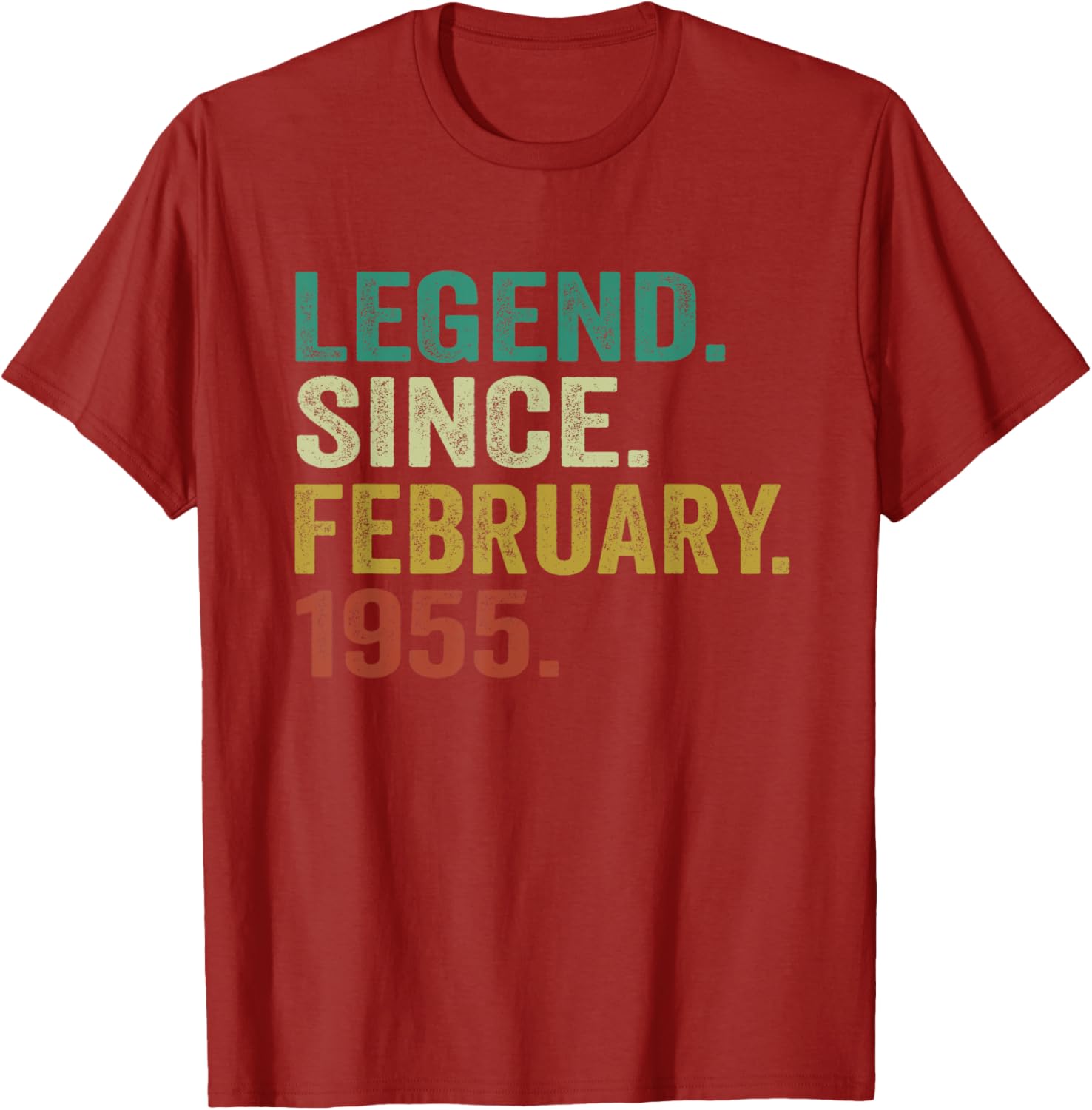 70th Birthday T-Shirt Celebrating 70 Years of Legend Since 1955 - 7