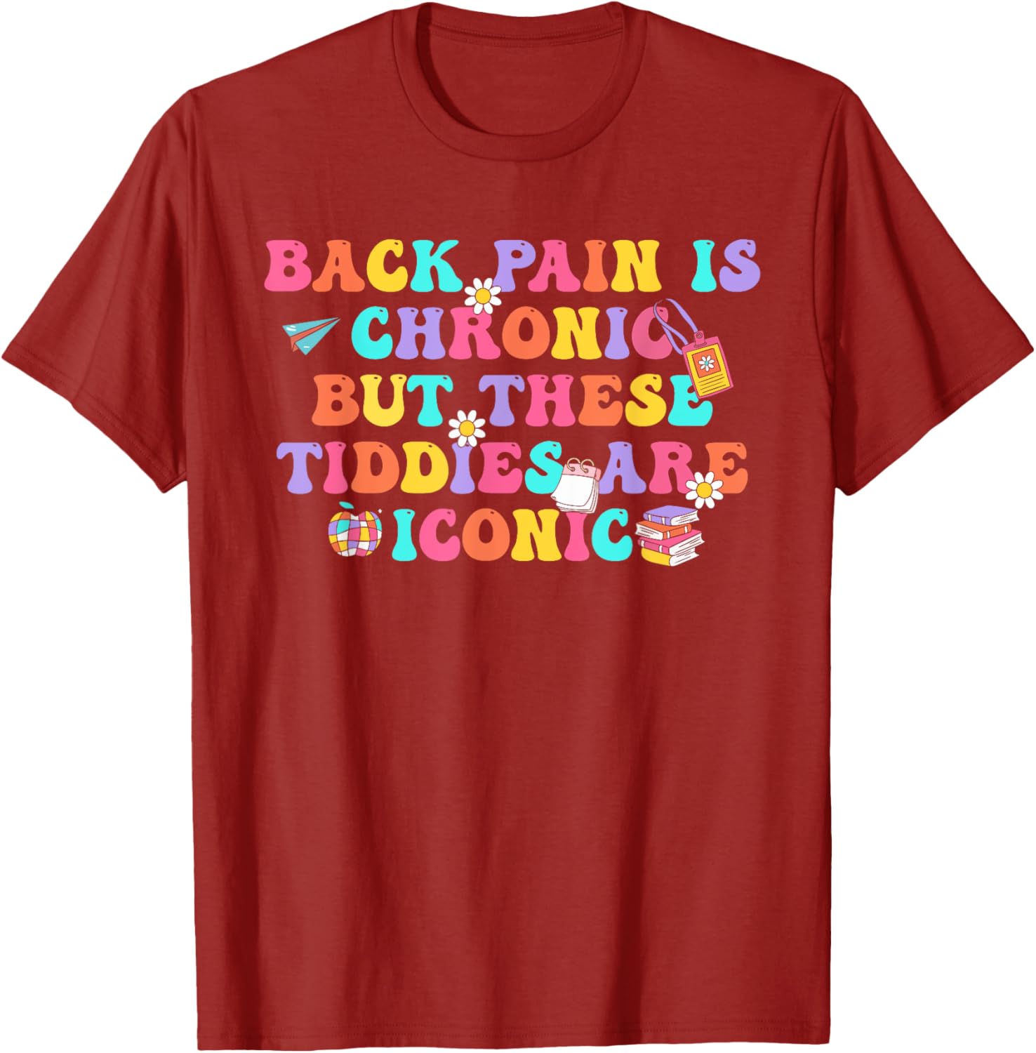 Chronic Back Pain Iconic Women Men T-Shirt for Comfort and Style - 3