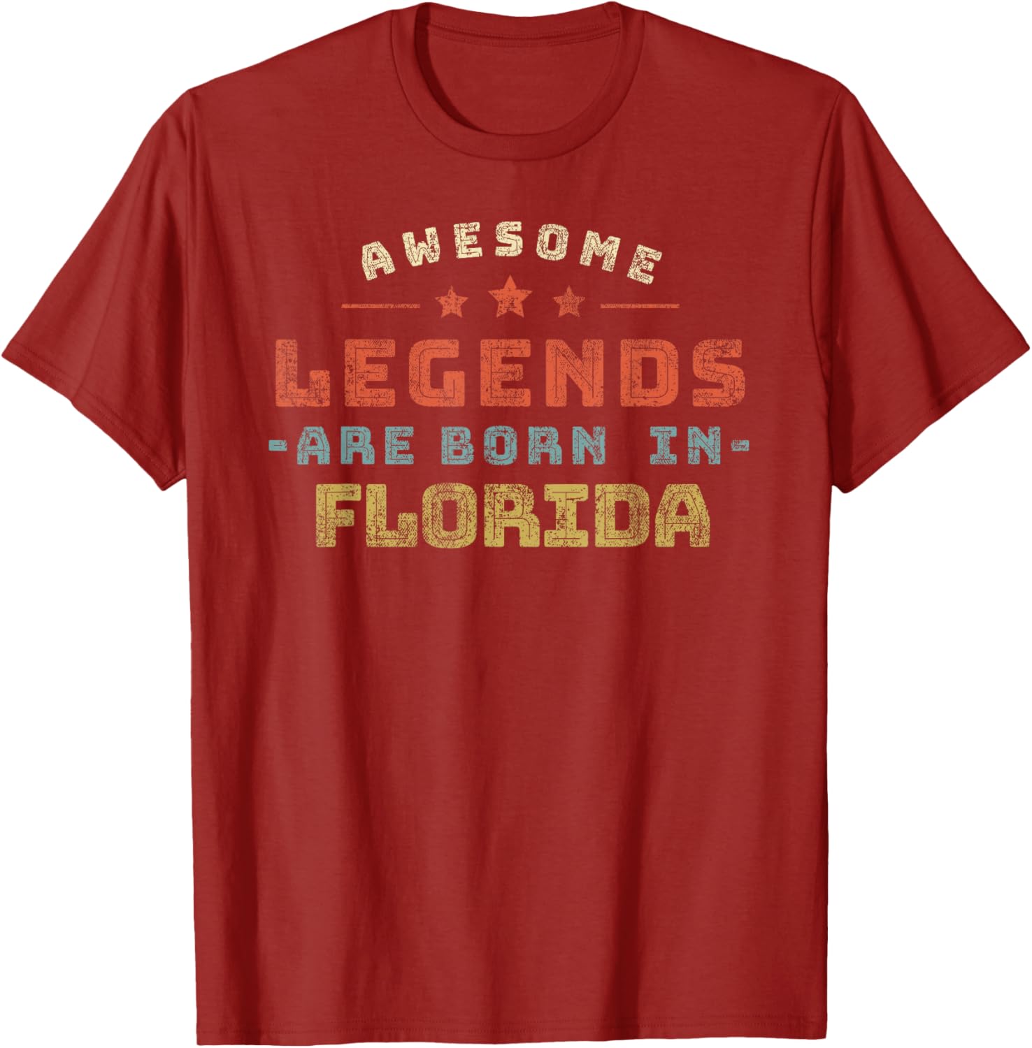 Vintage Florida Birthday T-Shirt for Men and Women - Unique Gift Idea - 2