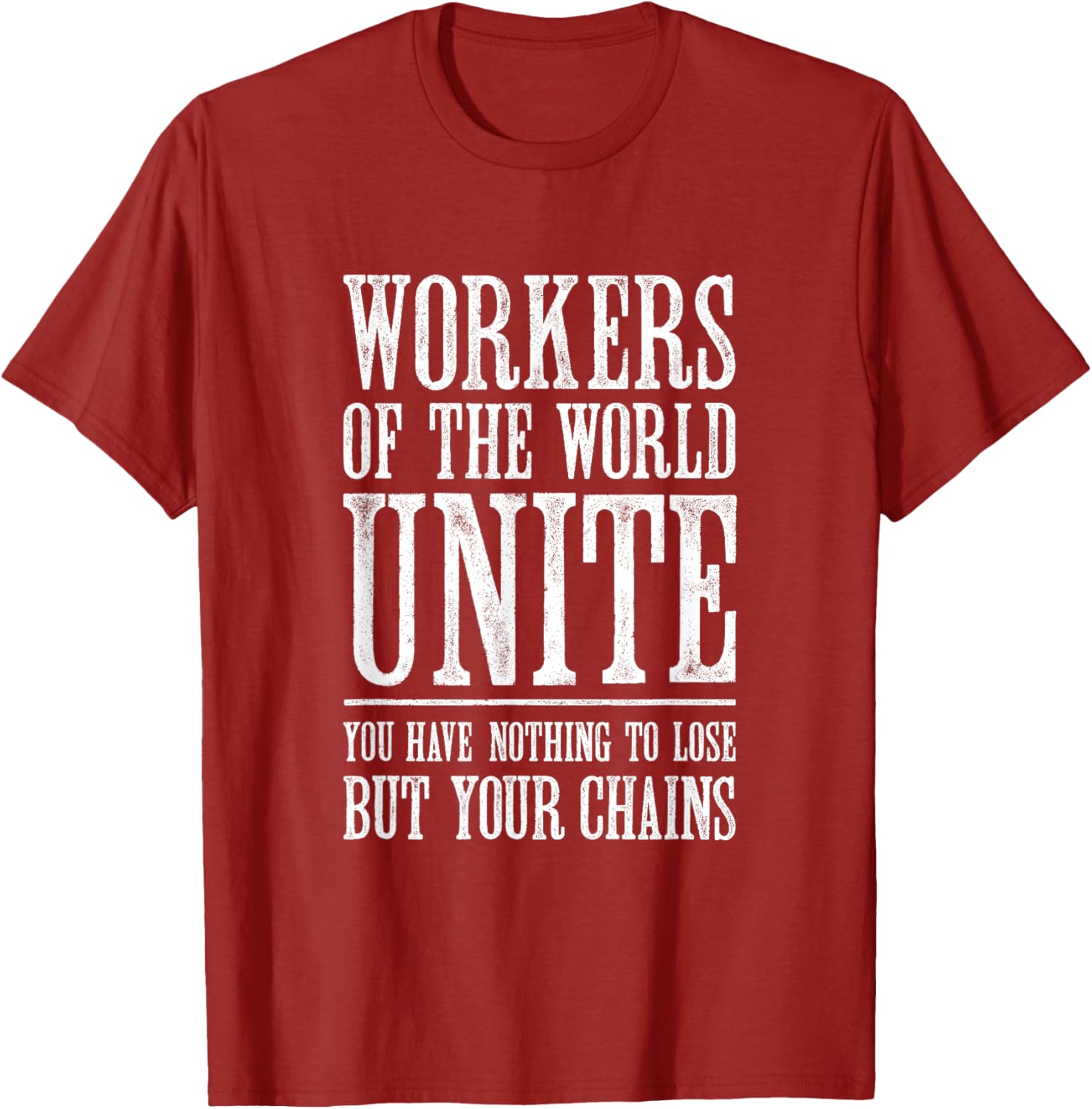 Workers of the World Unite T-Shirt for Stylish Activists and Allies - 9