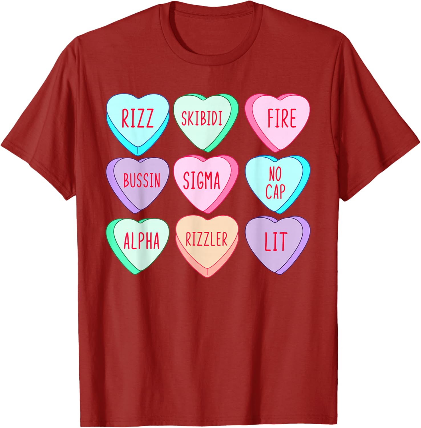Funny Skibidi Valentine's Day Rizz T-Shirt for Lovable Couples - 21