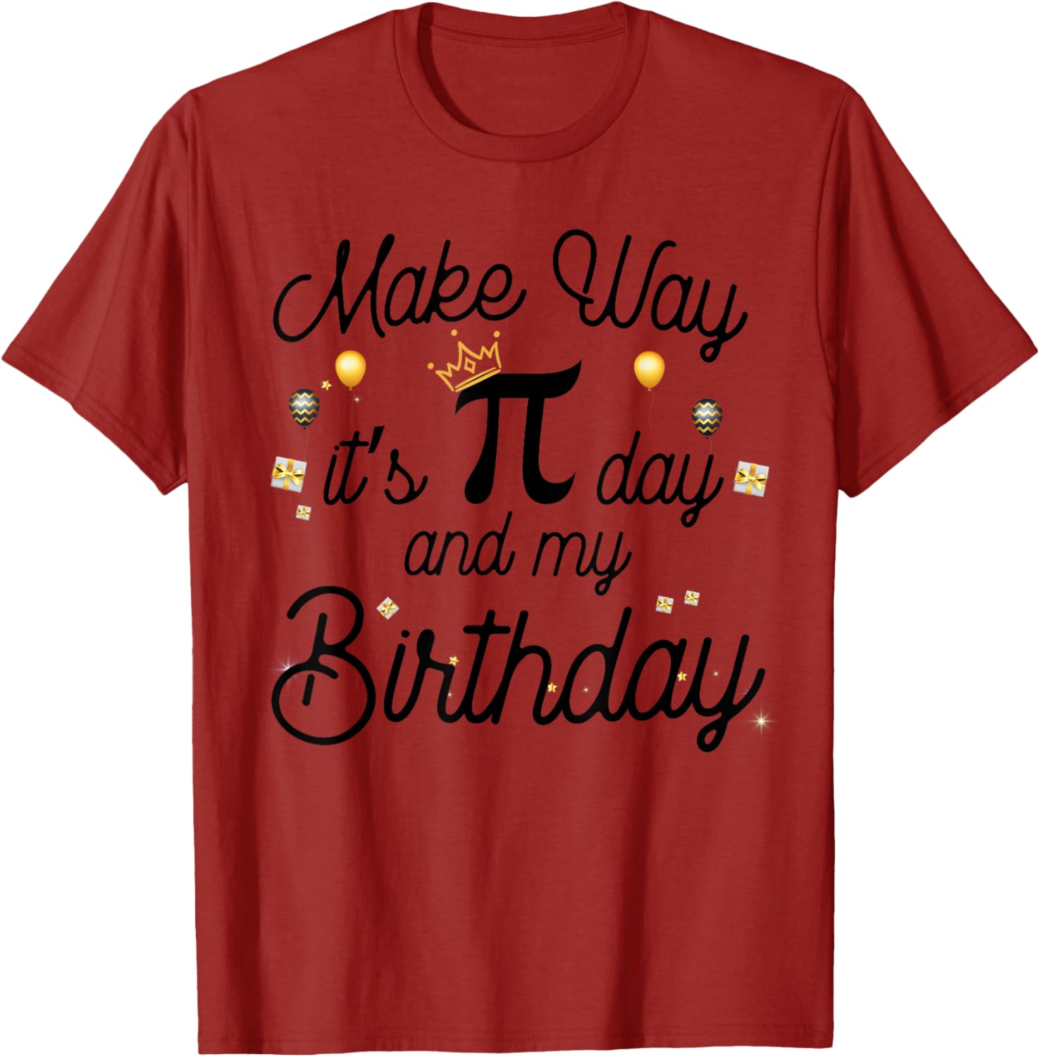 Celebrate Pi Day and Your Birthday with This Fun T-Shirt Gift - 12