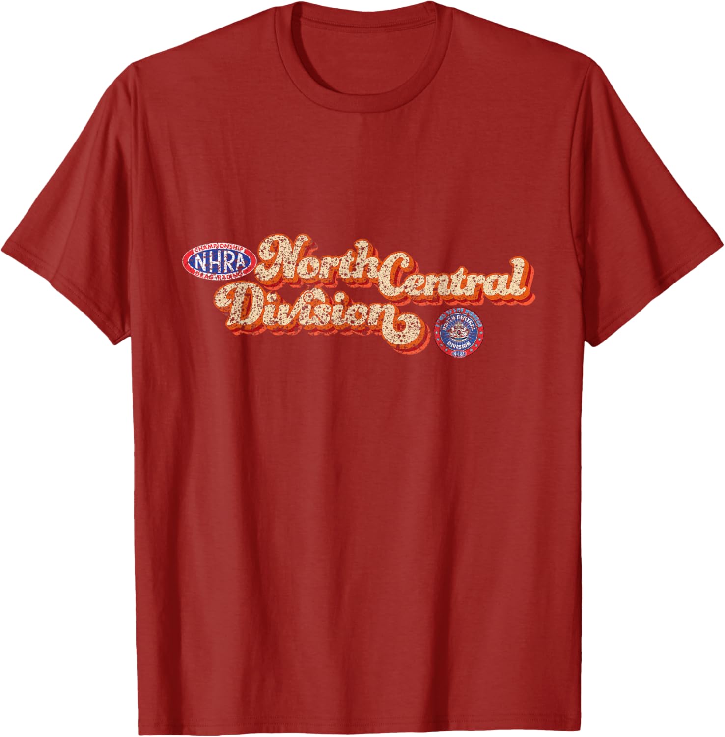 Vintage NHRA North Central Division T-Shirt for Racing Fans - 20