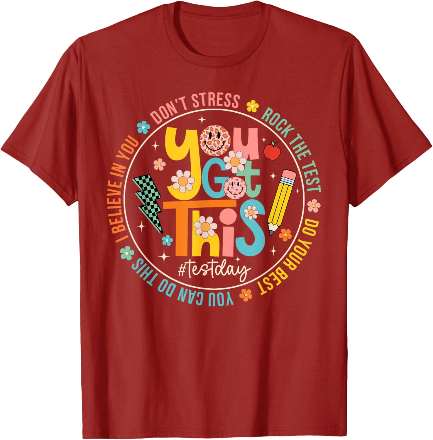 You Got This Test Day T-Shirt for Boys and Girls - Rock the Test! - 12