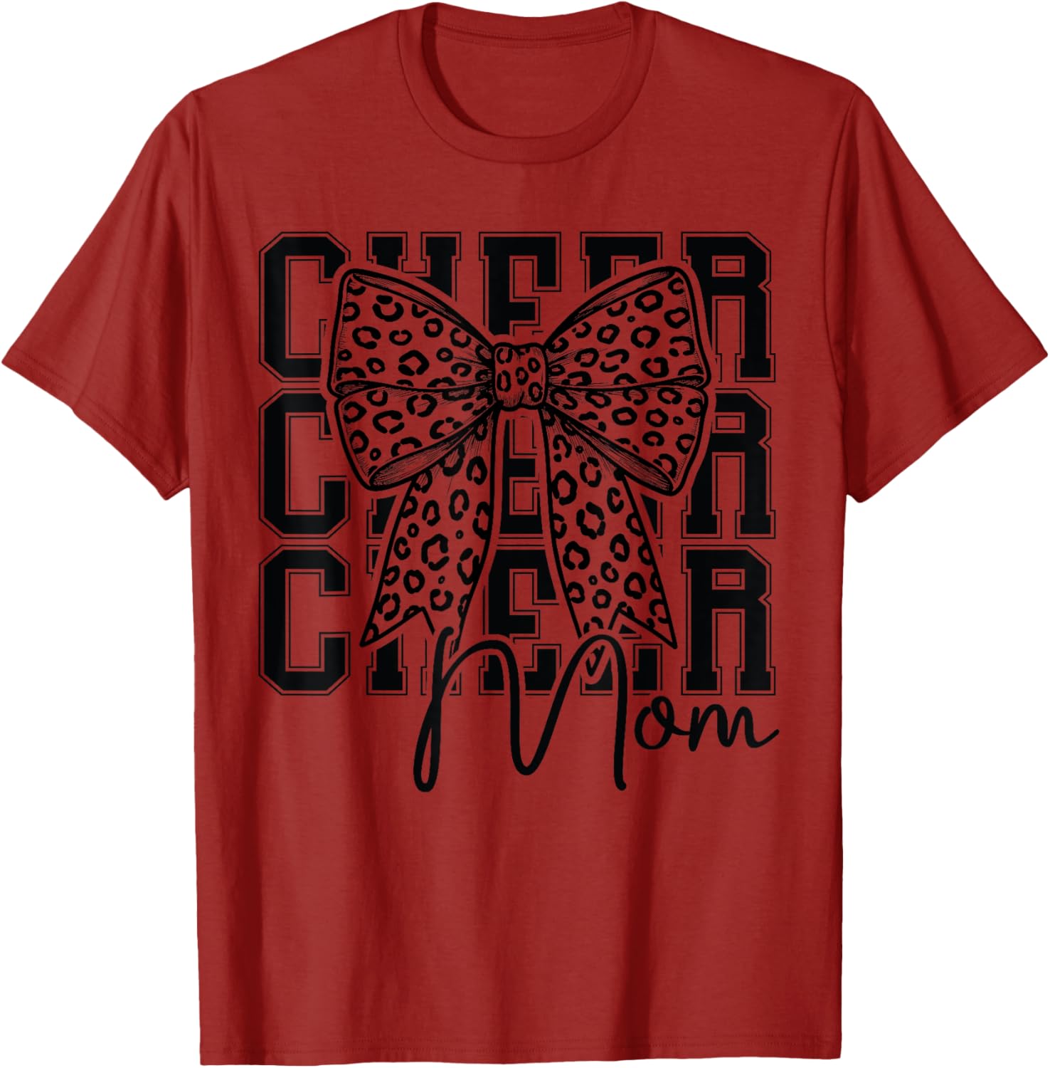 Cheer Mom Cheerleader T-Shirt for Biggest Fan Mother's Day Gift - 20