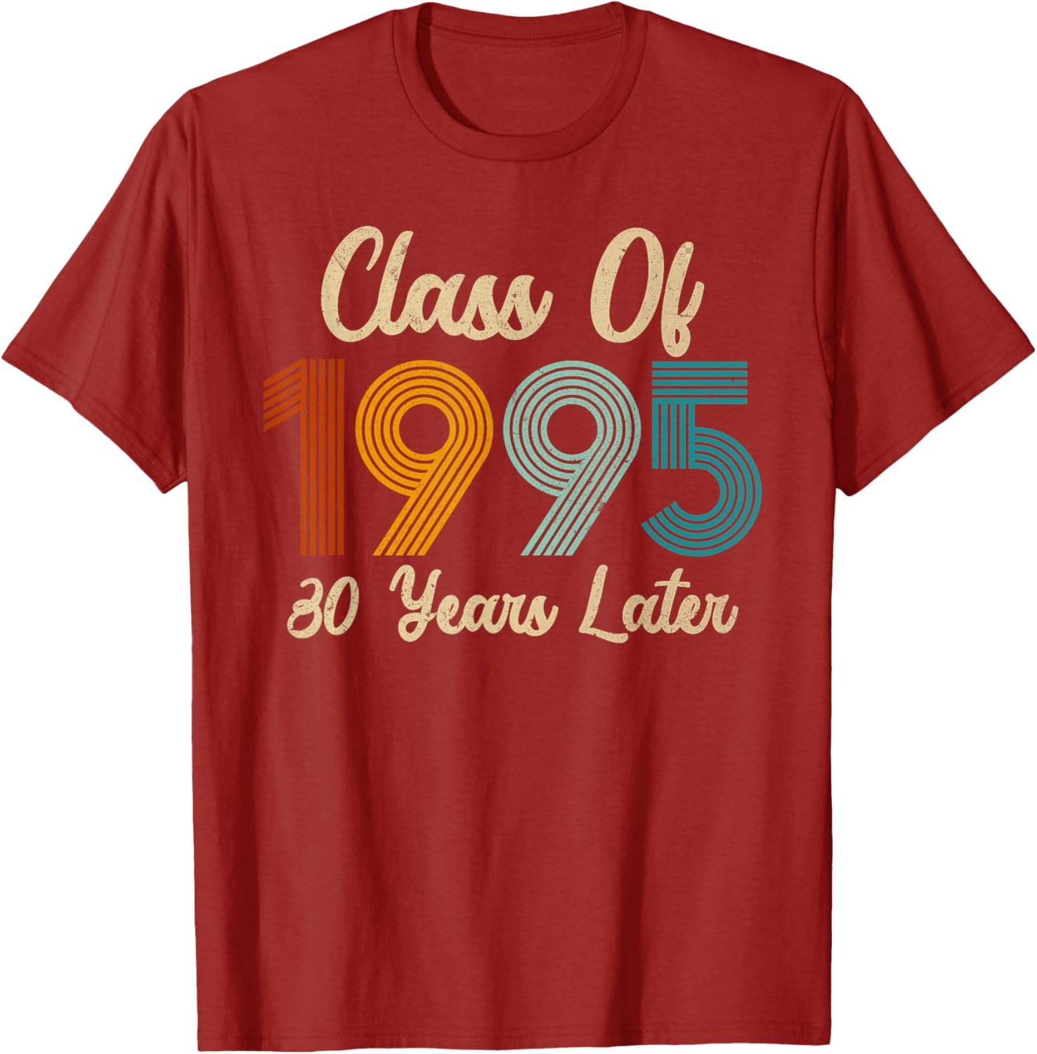 Vintage Class of 1995 Reunion T-Shirt for 30th Year Alumni Celebration - 3