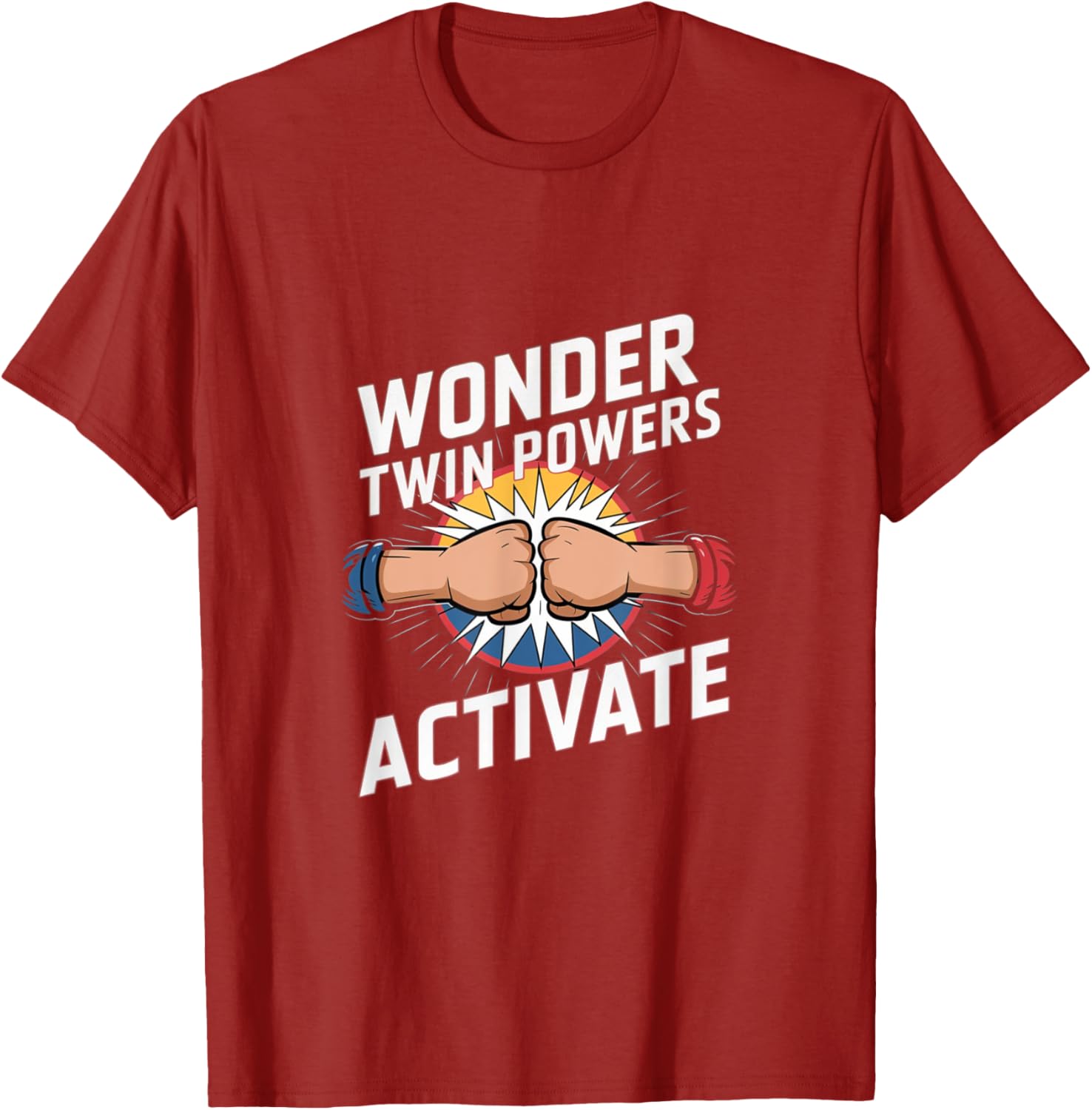 Wonder Twin Powers Activate Sibling T-Shirt for Brother and Sister - 5